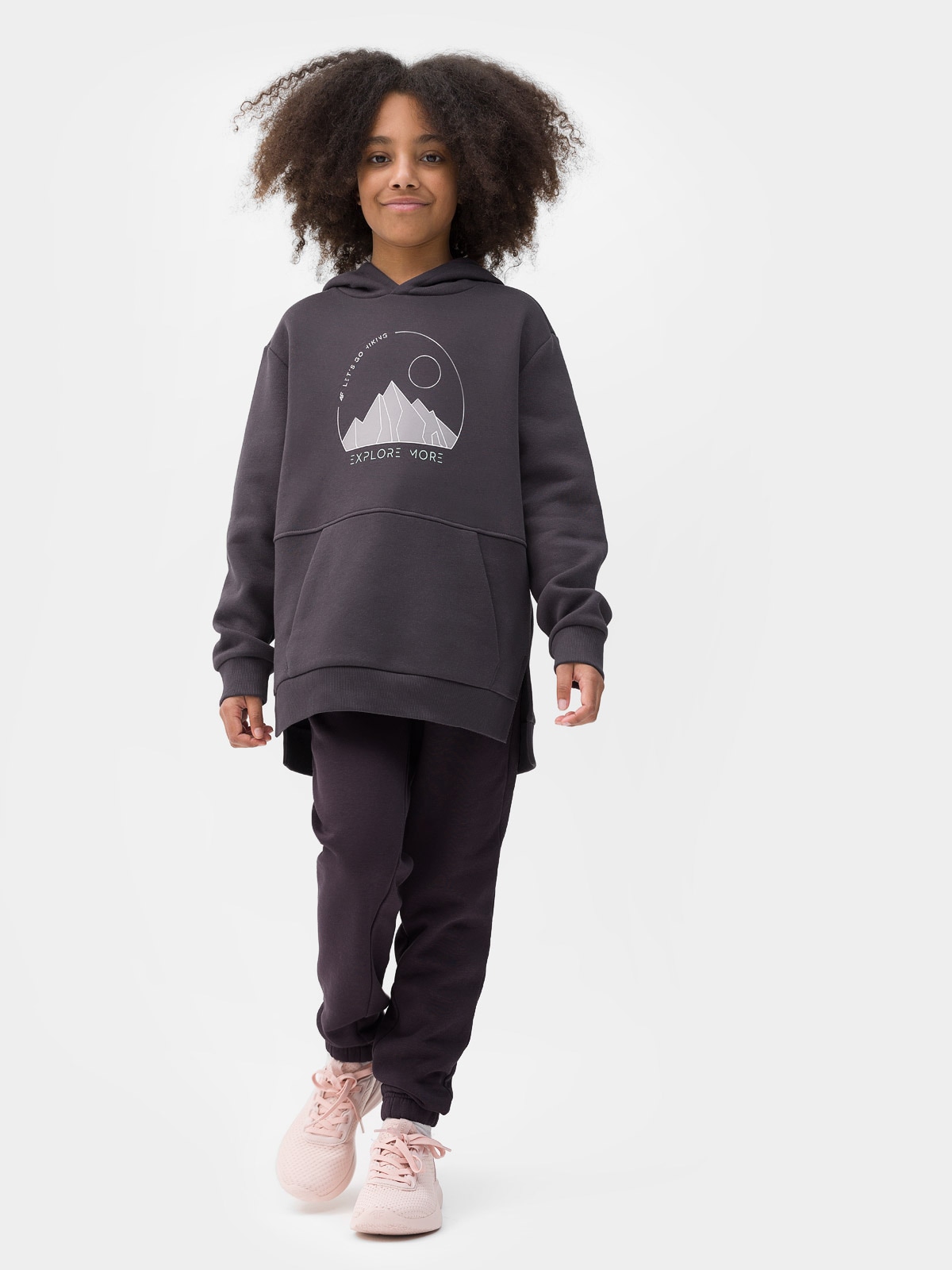 Spodnie dresowe joggery dziewczęce