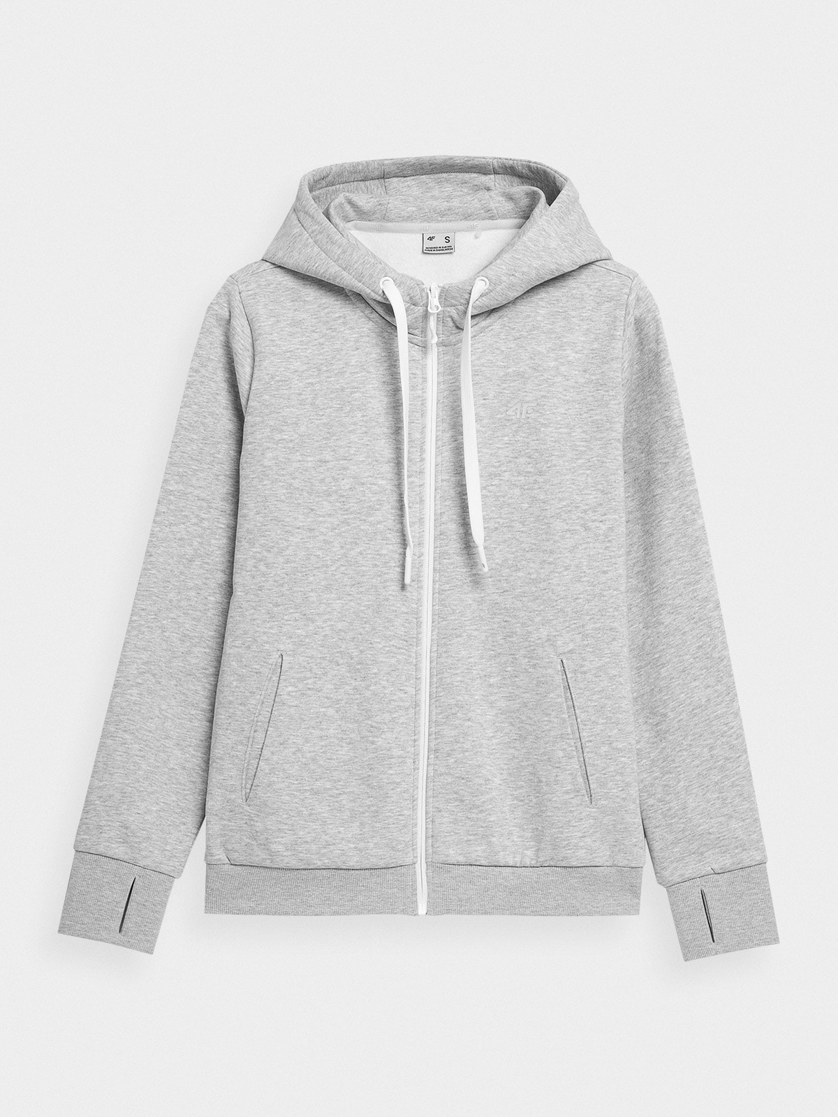 Bluza dresowa rozpinana z kapturem damska