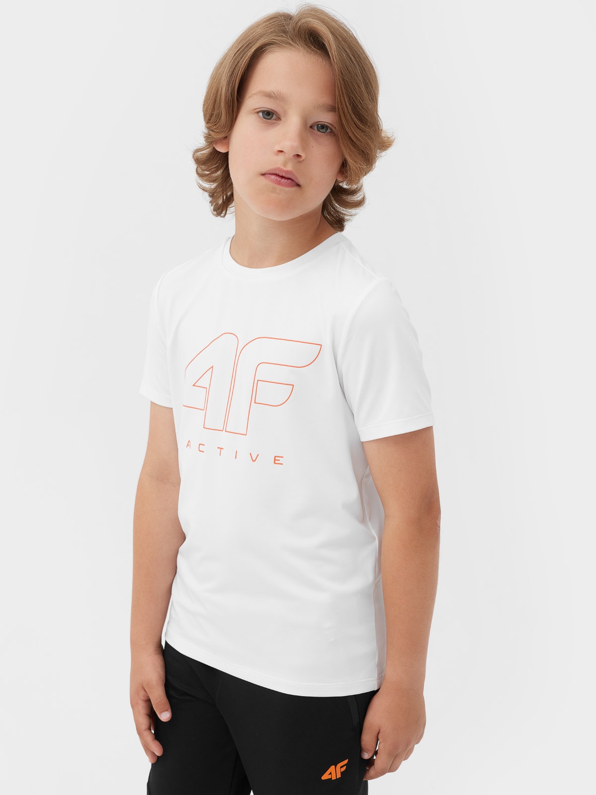 Koszulka sportowa szybkoschnąca chłopięca