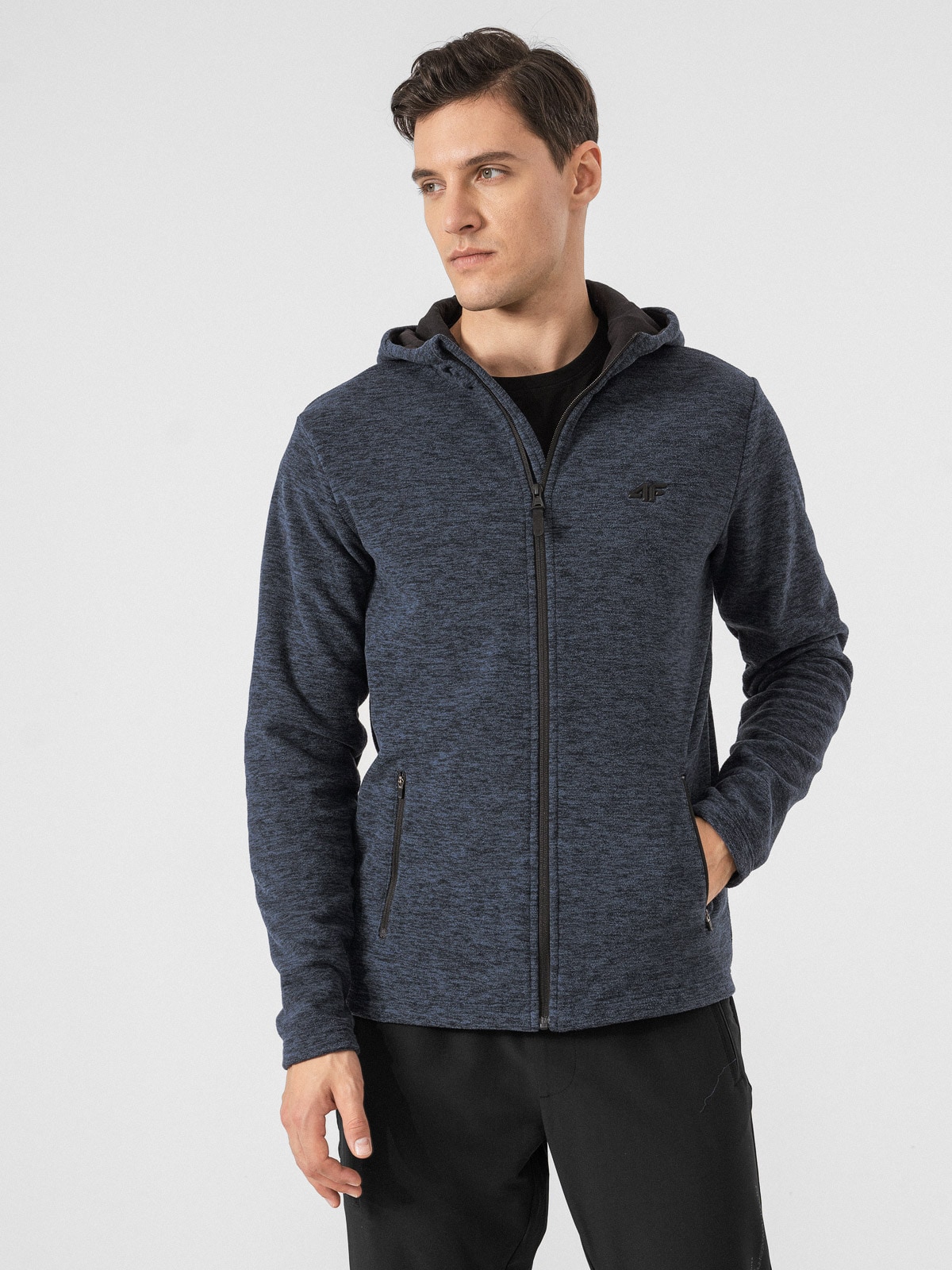 Polar z kapturem regular męski