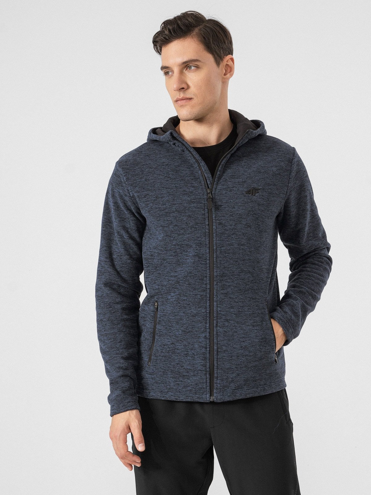 Polar z kapturem regular męski