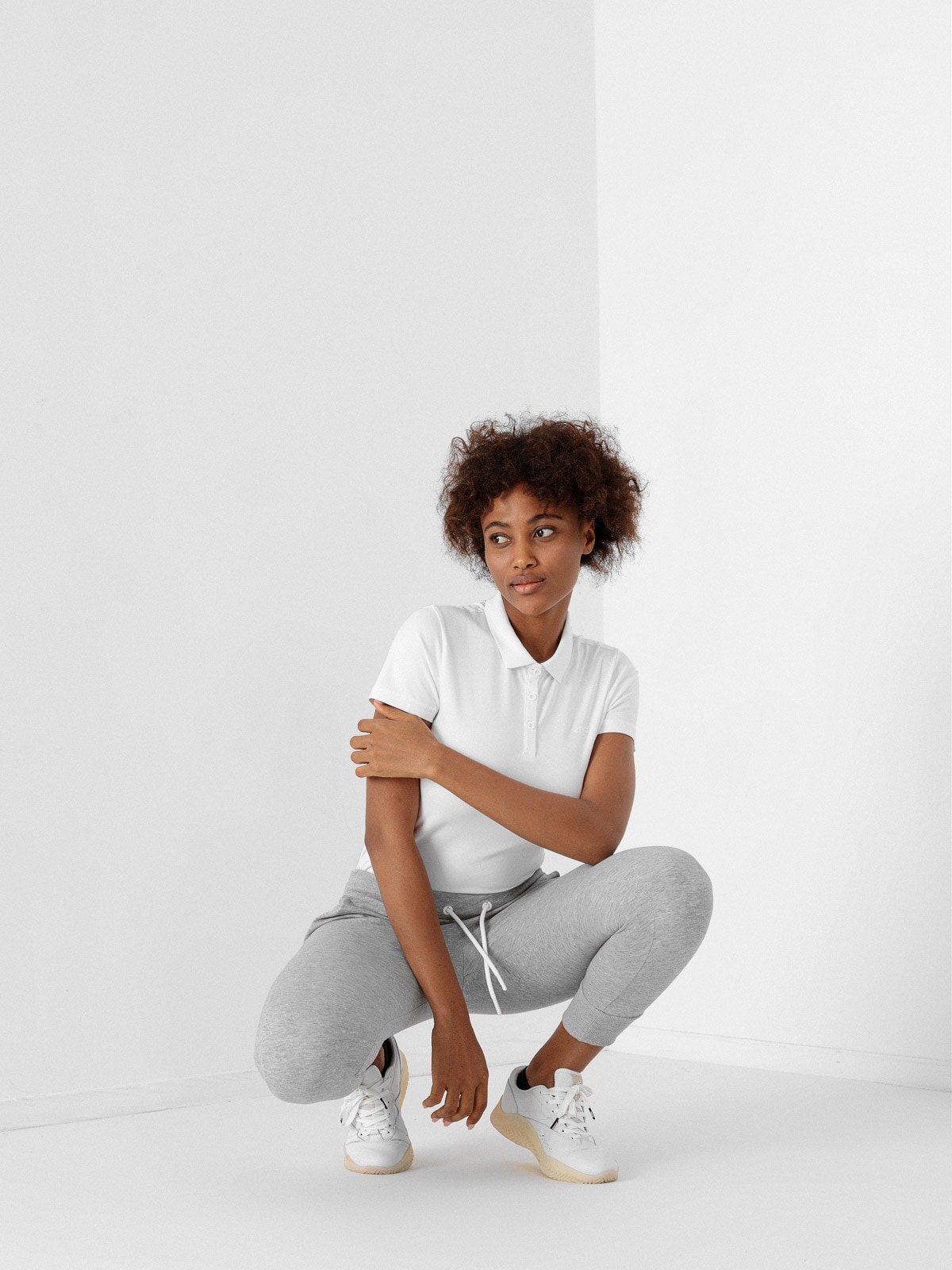 Spodnie dresowe joggery damskie