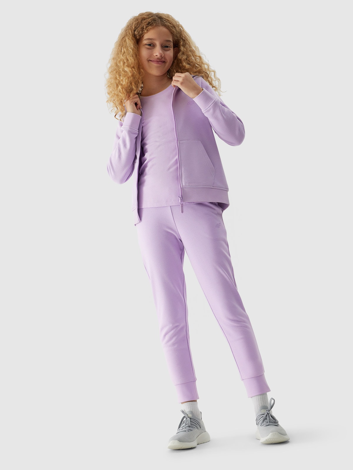 Spodnie dresowe joggery dziewczęce