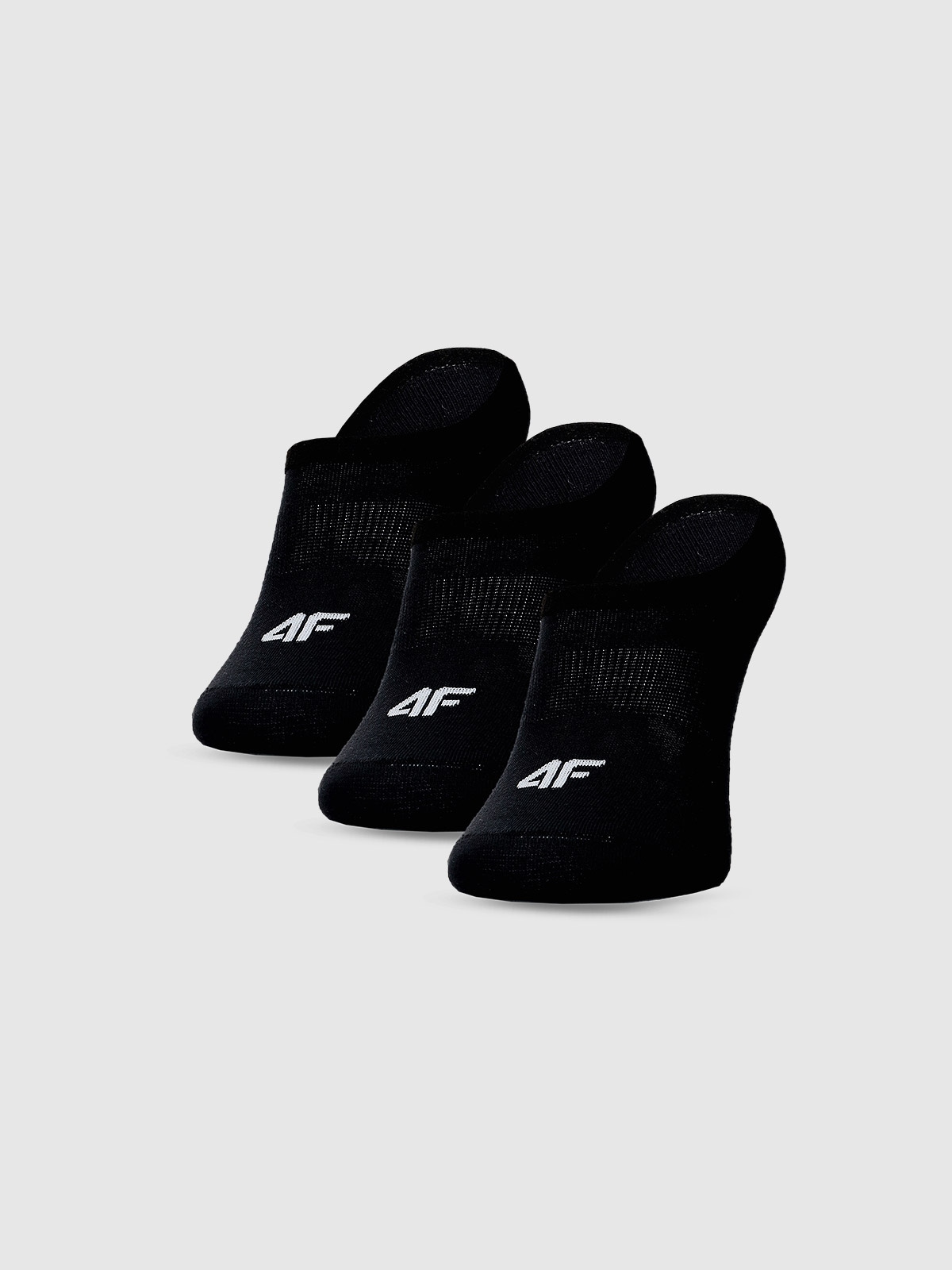 4F Skarpetki casual stopki (3-pack) męskie - czarne 39-42