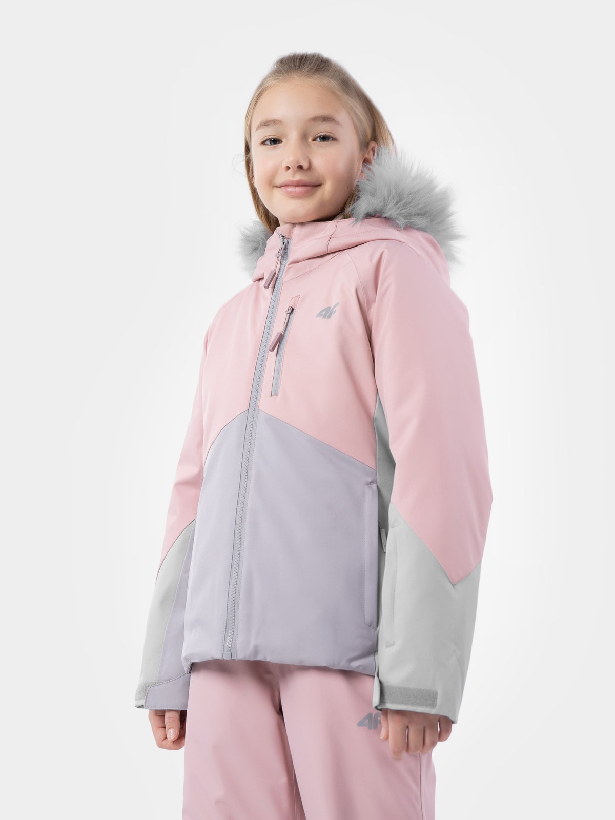 Kurtka narciarska membrana 10 000 dziewczęca
