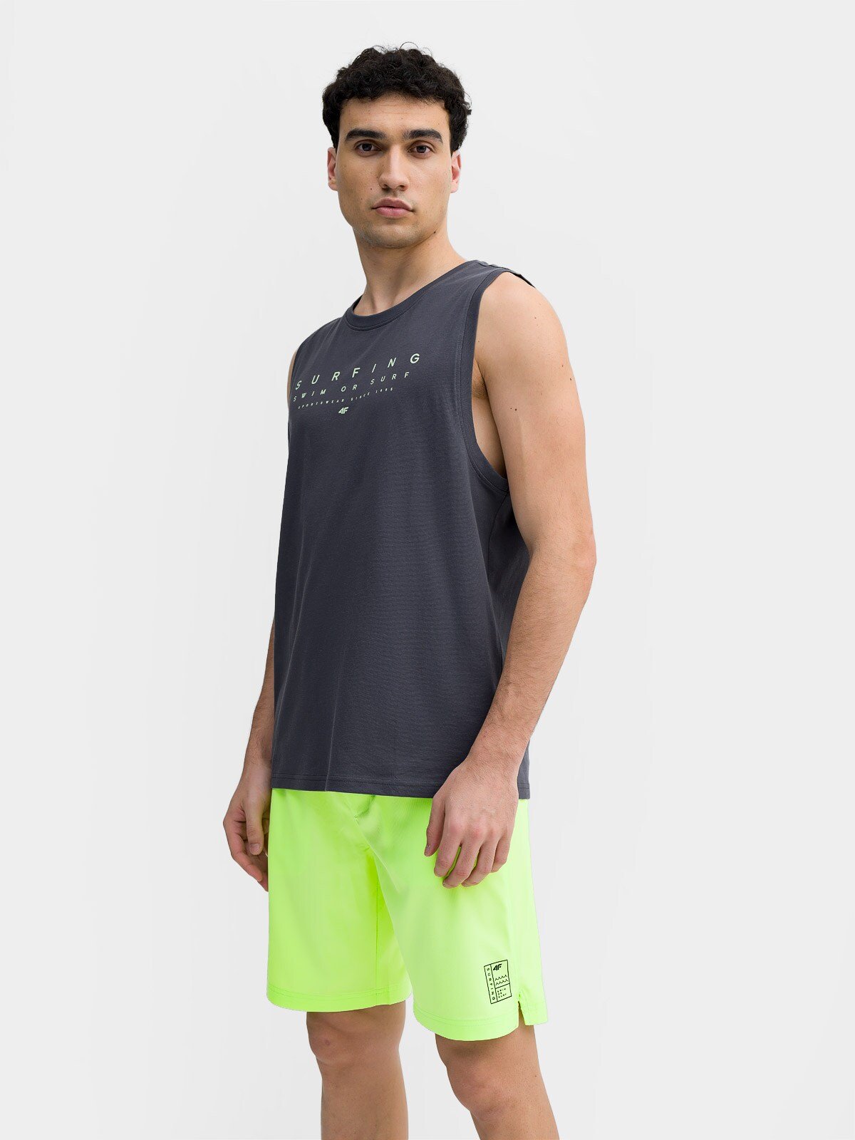 Tank top regular z bawełny organicznej męski