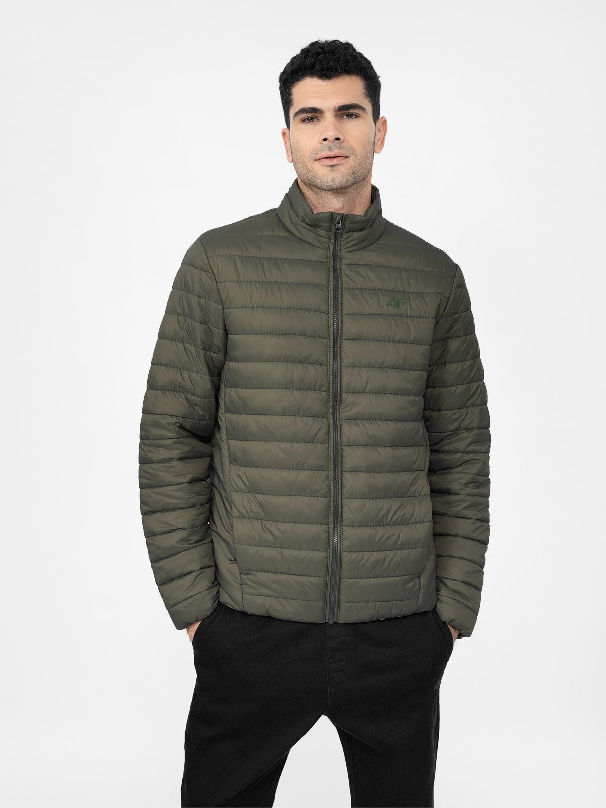 Kurtka puchowa z wypełnieniem syntetycznym męska