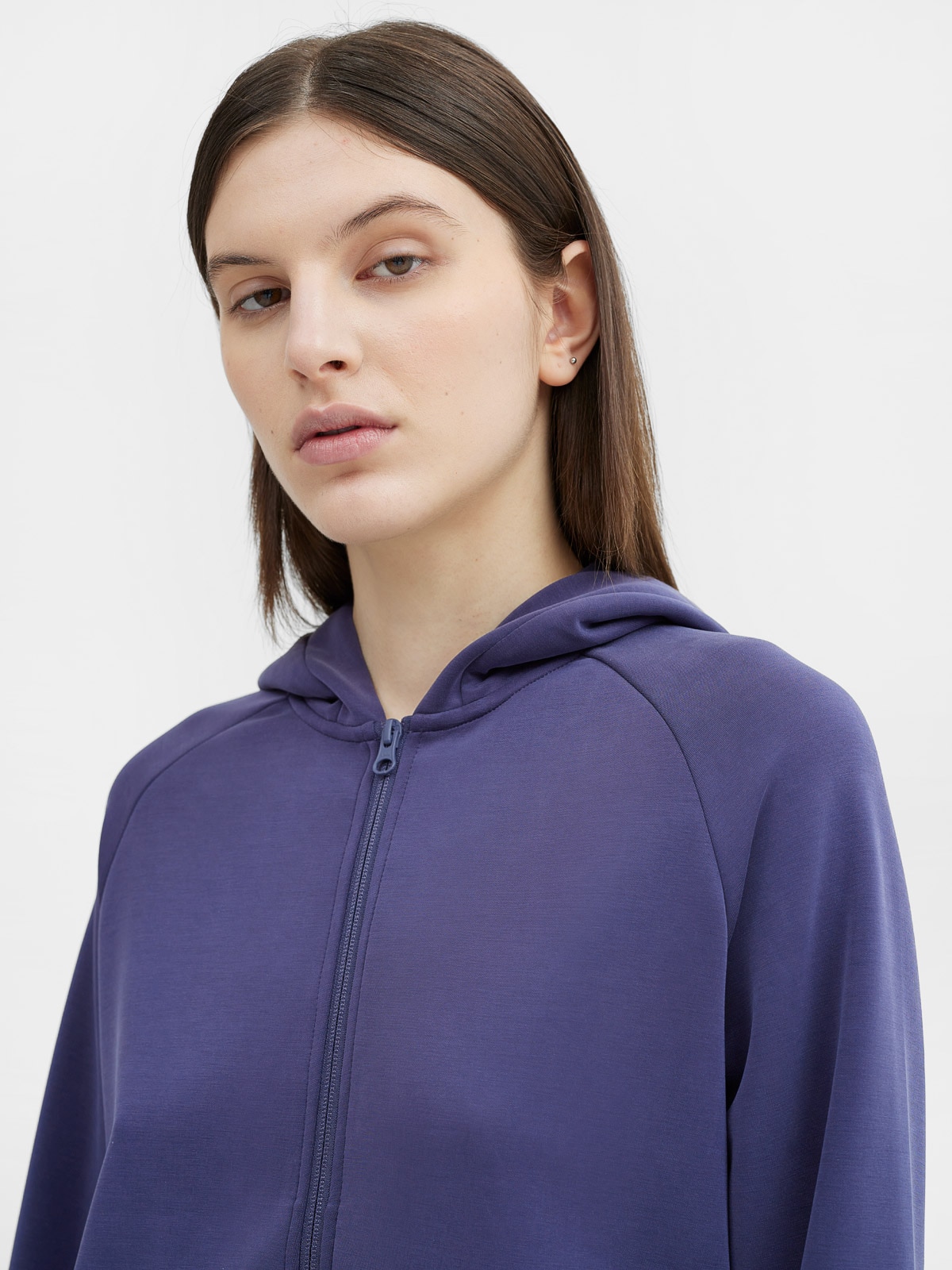 Bluza dresowa z modalem z dodatkiem materiałów z recyklingu damska