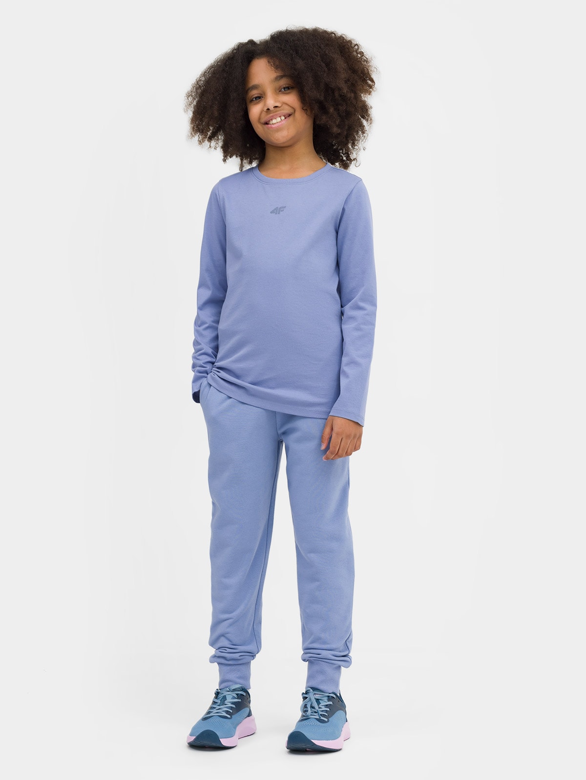 Spodnie dresowe joggery dziewczęce