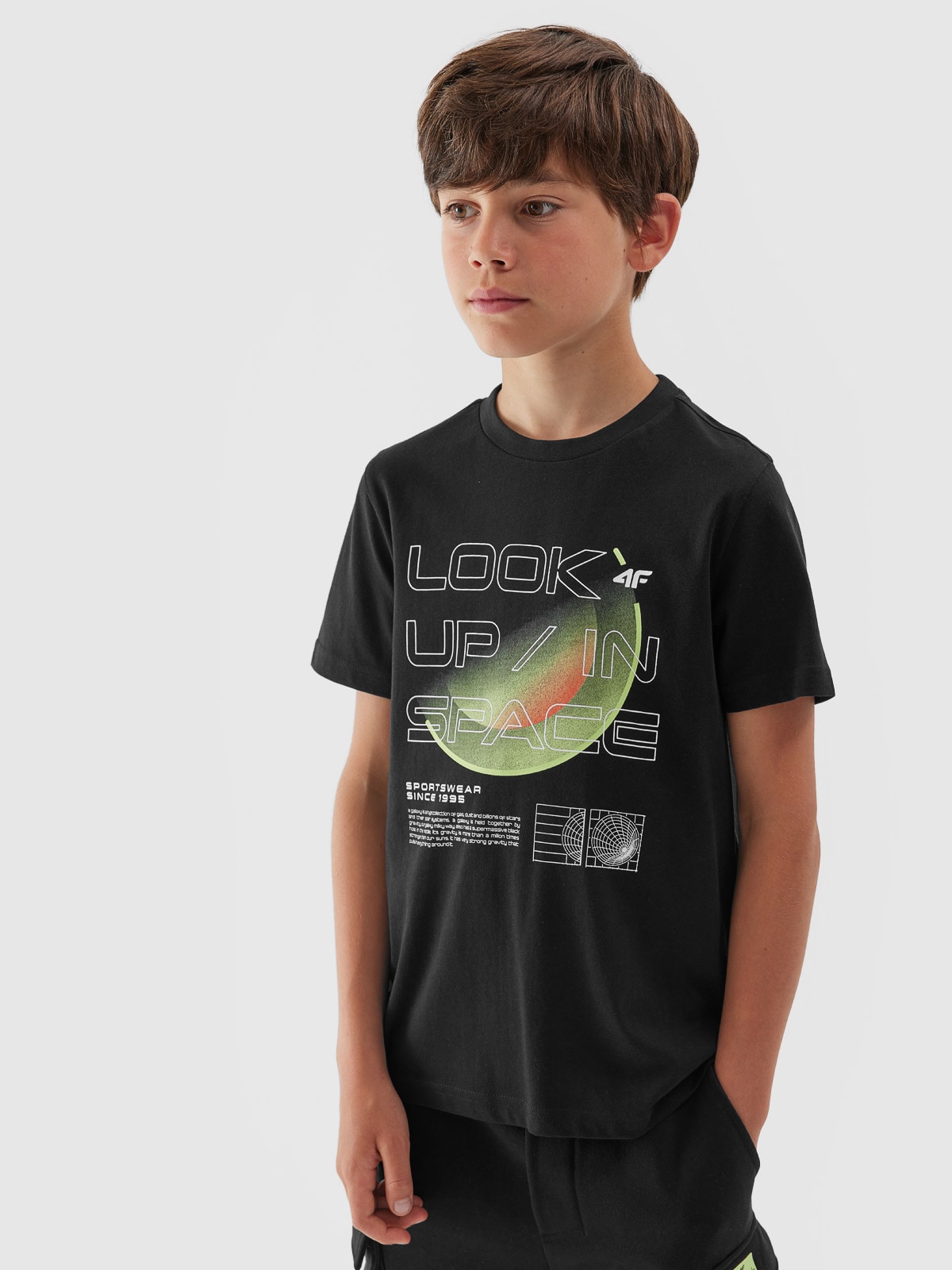 T-shirt z nadrukiem chłopięcy