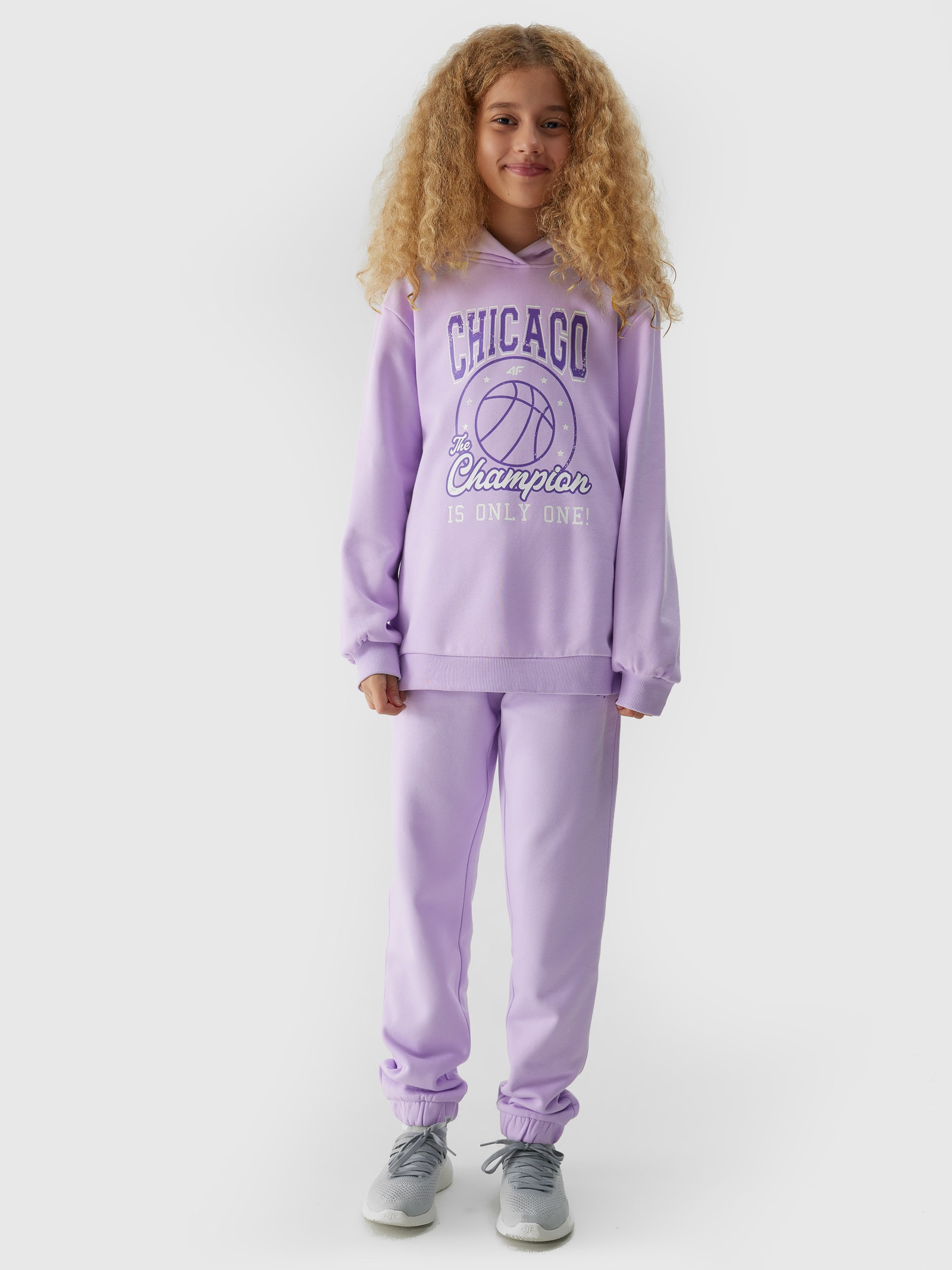 Spodnie dresowe joggery dziewczęce