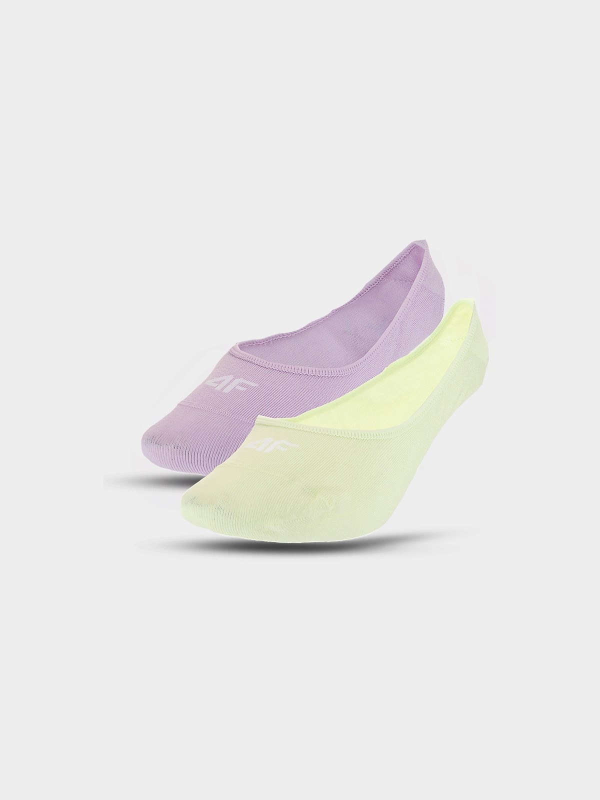 4F Skarpetki casual no-show (2-pack) damskie - multikolor 35-38