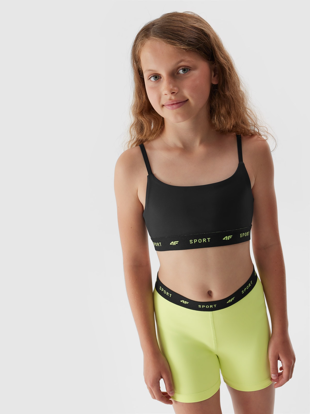 Top sportowy szybkoschnący dziewczęcy