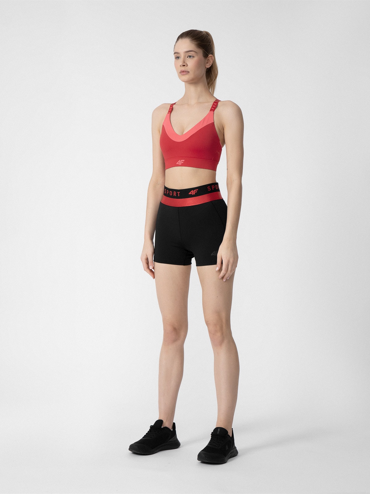 Legginsy krótkie treningowe damskie