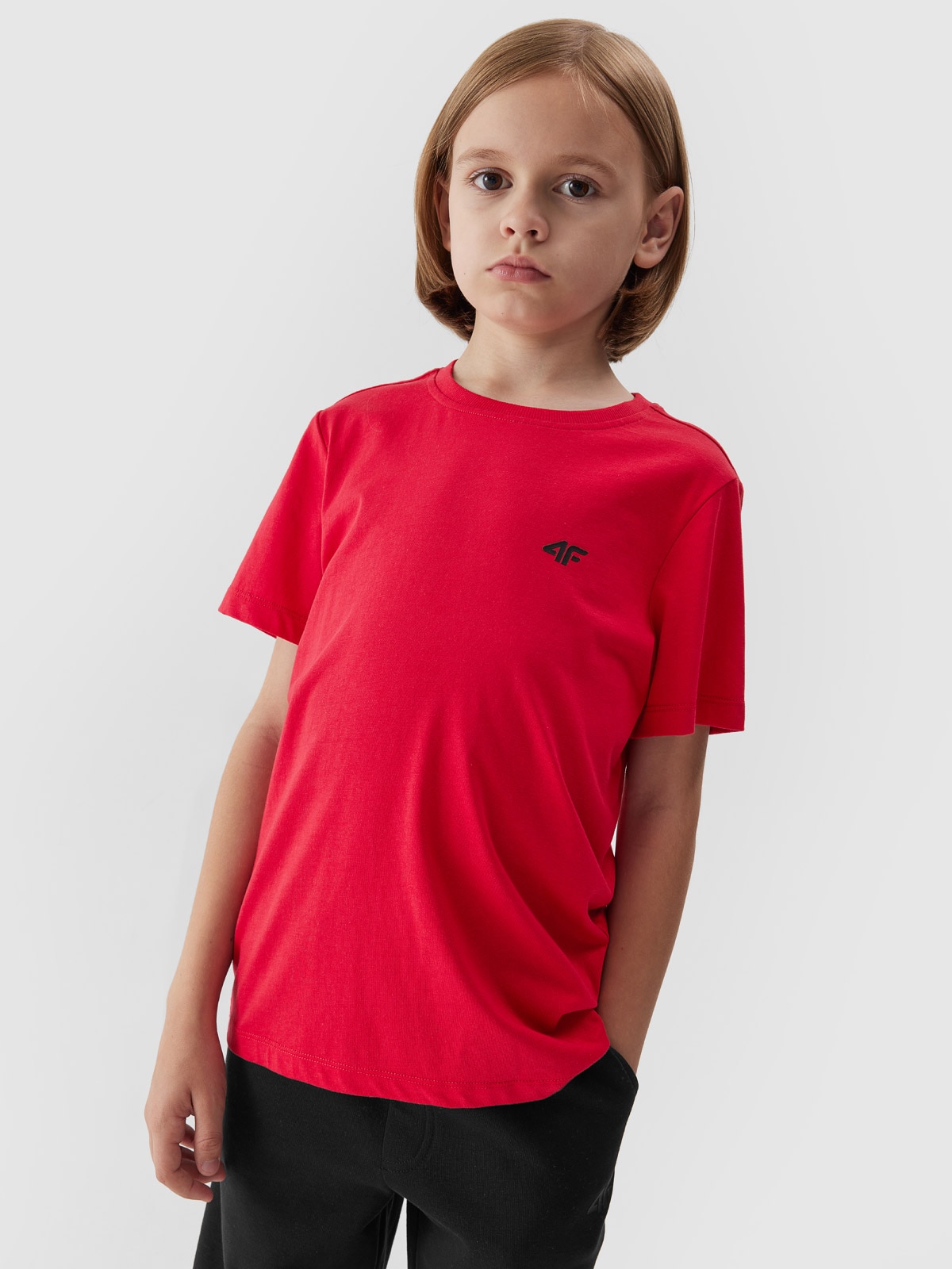 T-shirt gładki chłopięcy