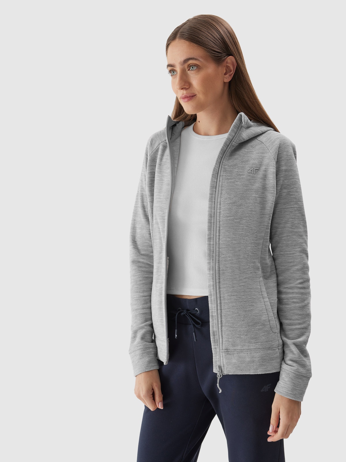 Polar z kapturem regular damski