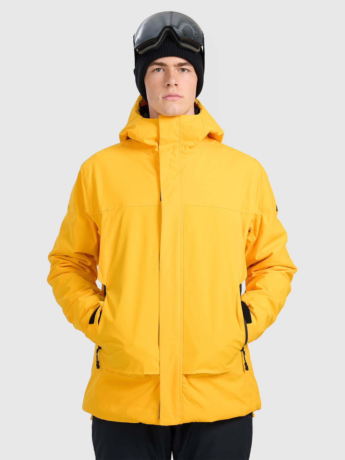 4F Kurtka narciarska membrana 8000 męska - żółta XXL
