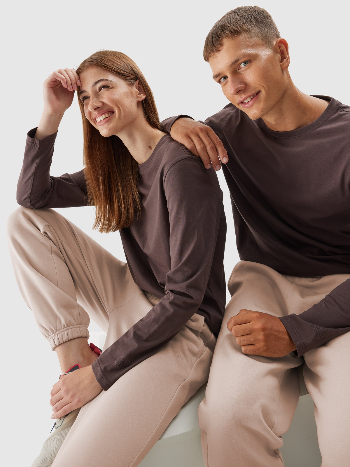 Longsleeve oversize gładki uniseks