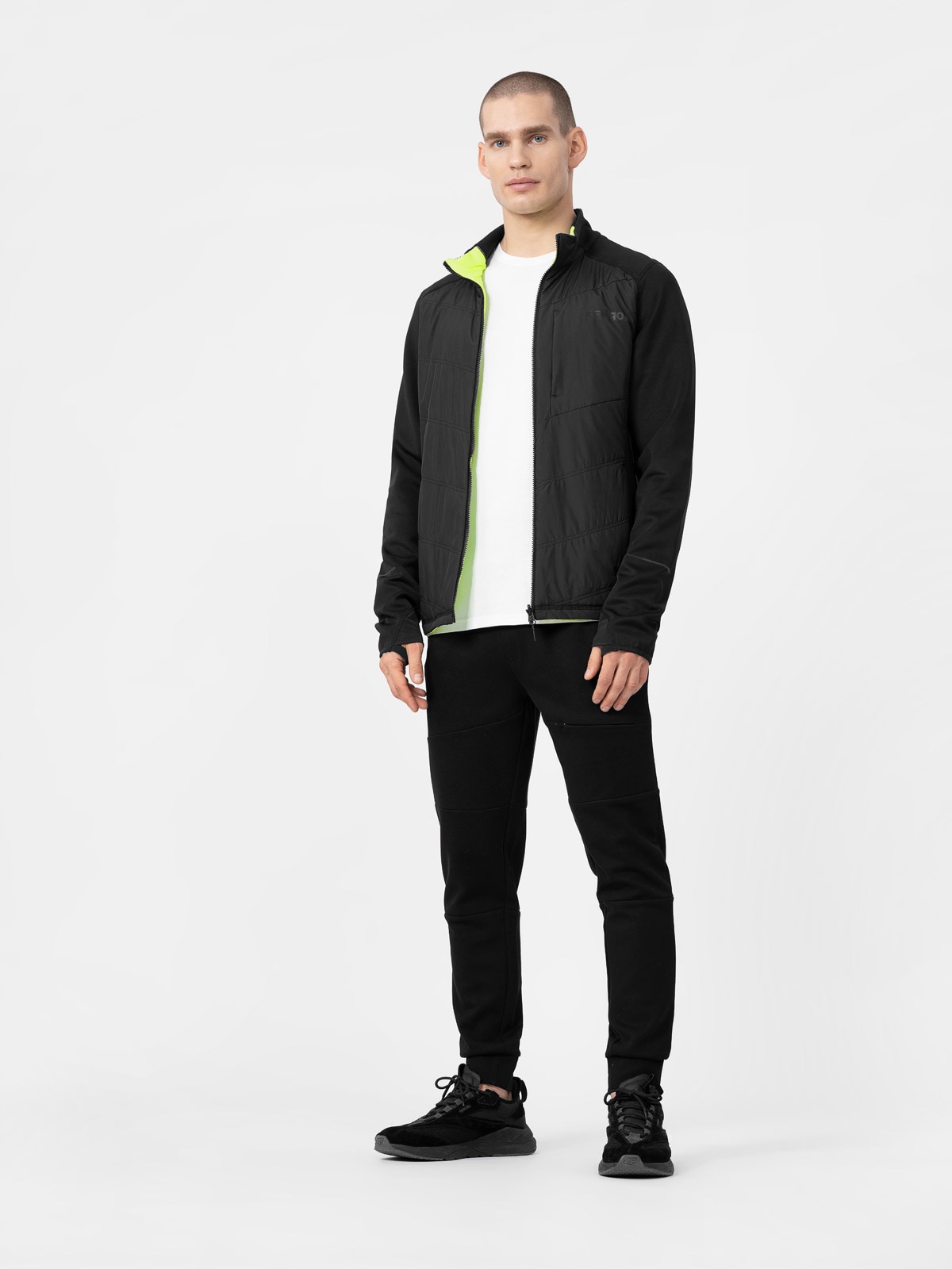 Kurtka dwustronna do biegania Primaloft® Eco męska