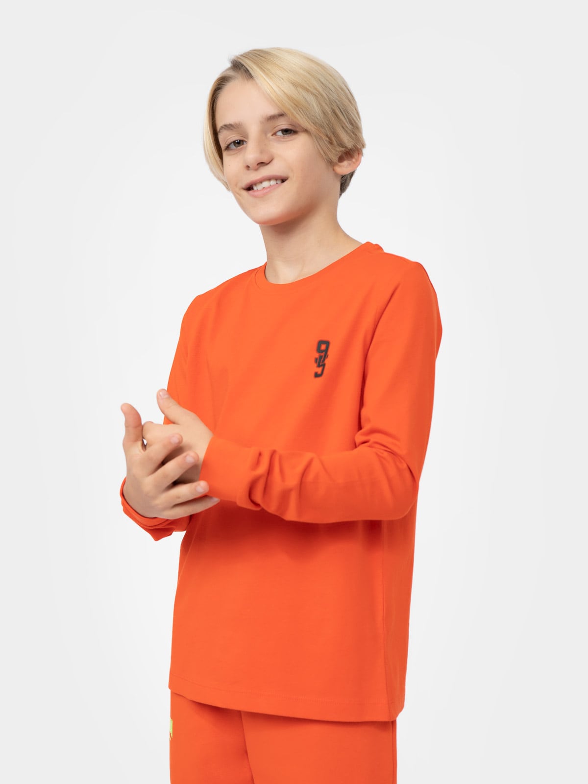 Longsleeve z nadrukiem chłopięcy