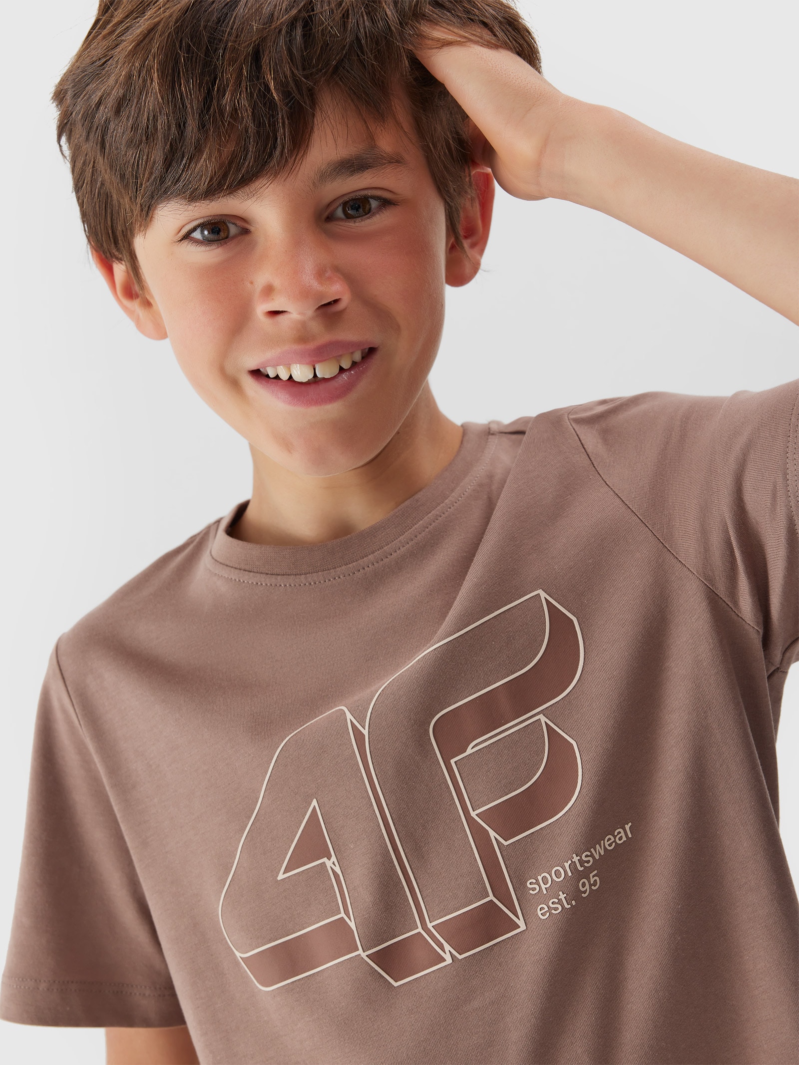 T-shirt z nadrukiem chłopięcy