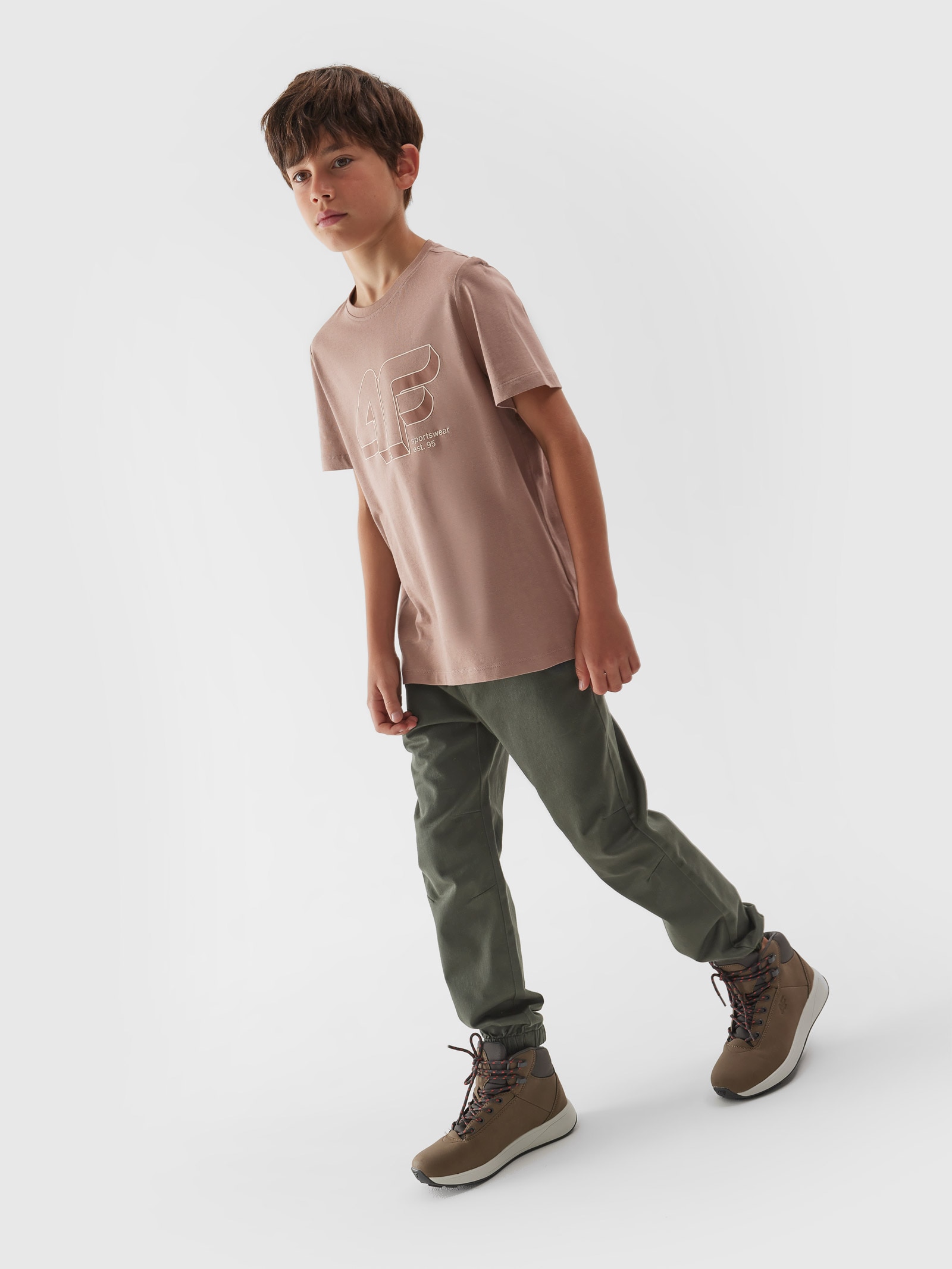 Spodnie casual joggery chłopięce