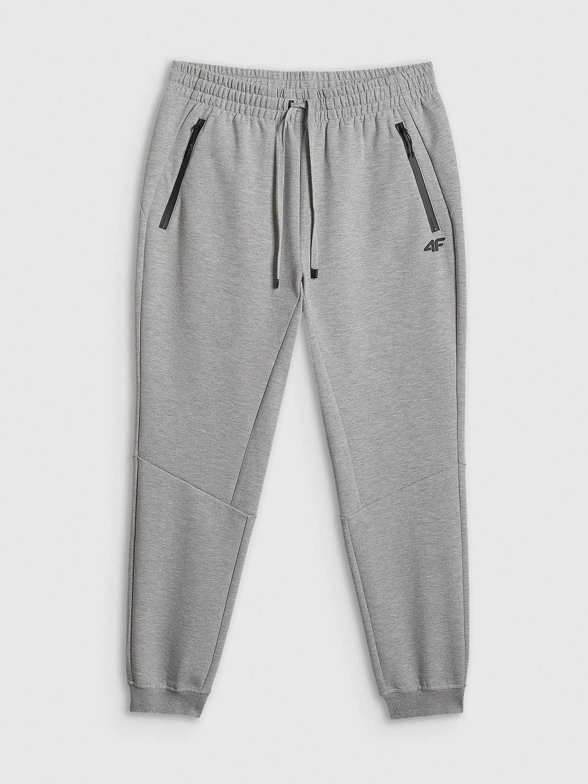 4F Spodnie dresowe joggery męskie - szare XXL