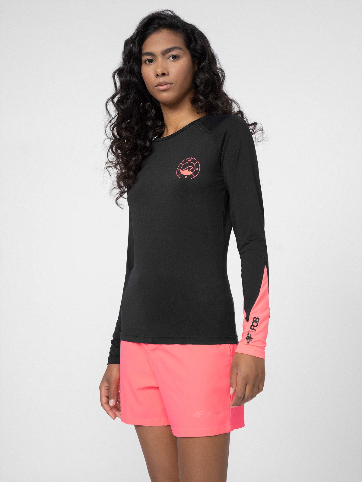 Longsleeve do pływania z filtrem UV damski