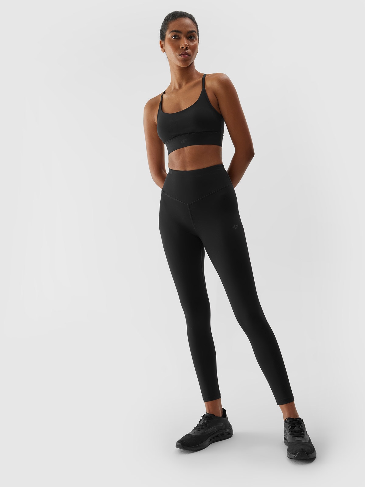 Legginsy treningowe 7/8 z dodatkiem materiałów z recyklingu damskie