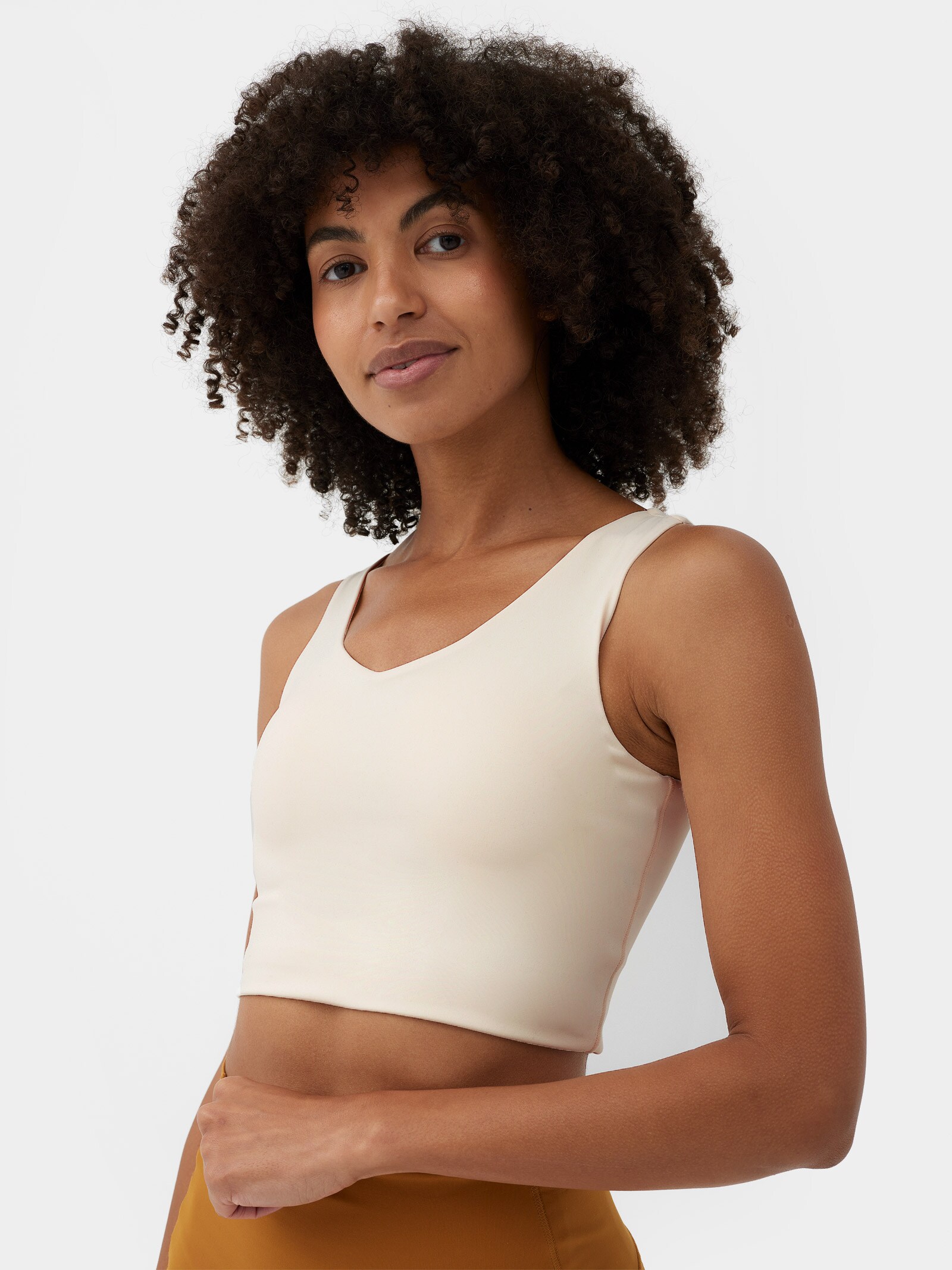 Biustonosz do jogi z niskim wsparciem damski