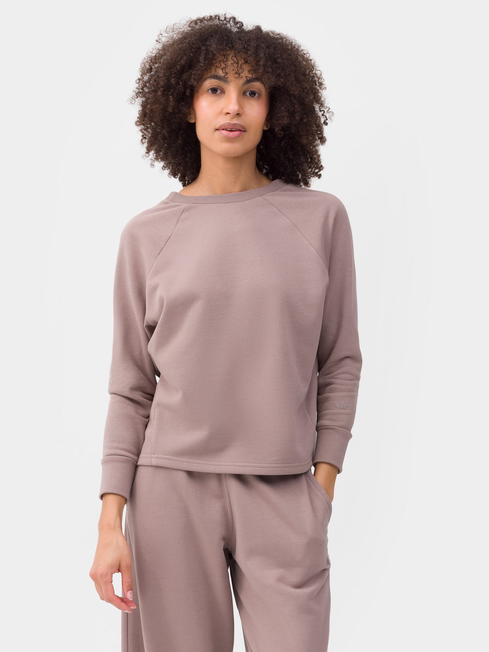 Bluza do jogi nierozpinana bez kaptura damska