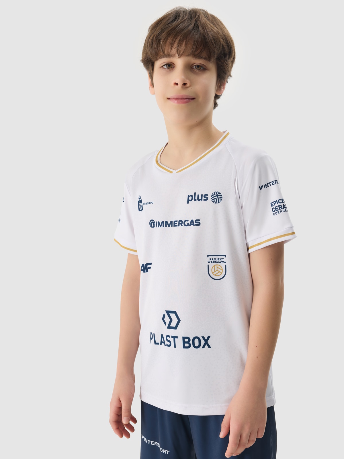 4F Koszulka replika domowa z sezonu 2023/24 dziecięca 4F x Projekt Warszawa - multikolor 146/152 (10-12 lat)