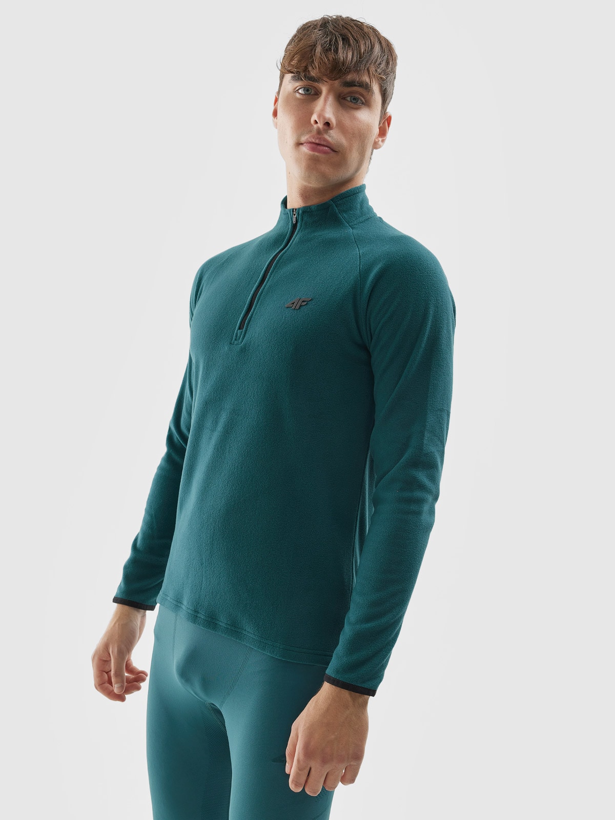 Bielizna termoaktywna polarowa (góra) męska - morska