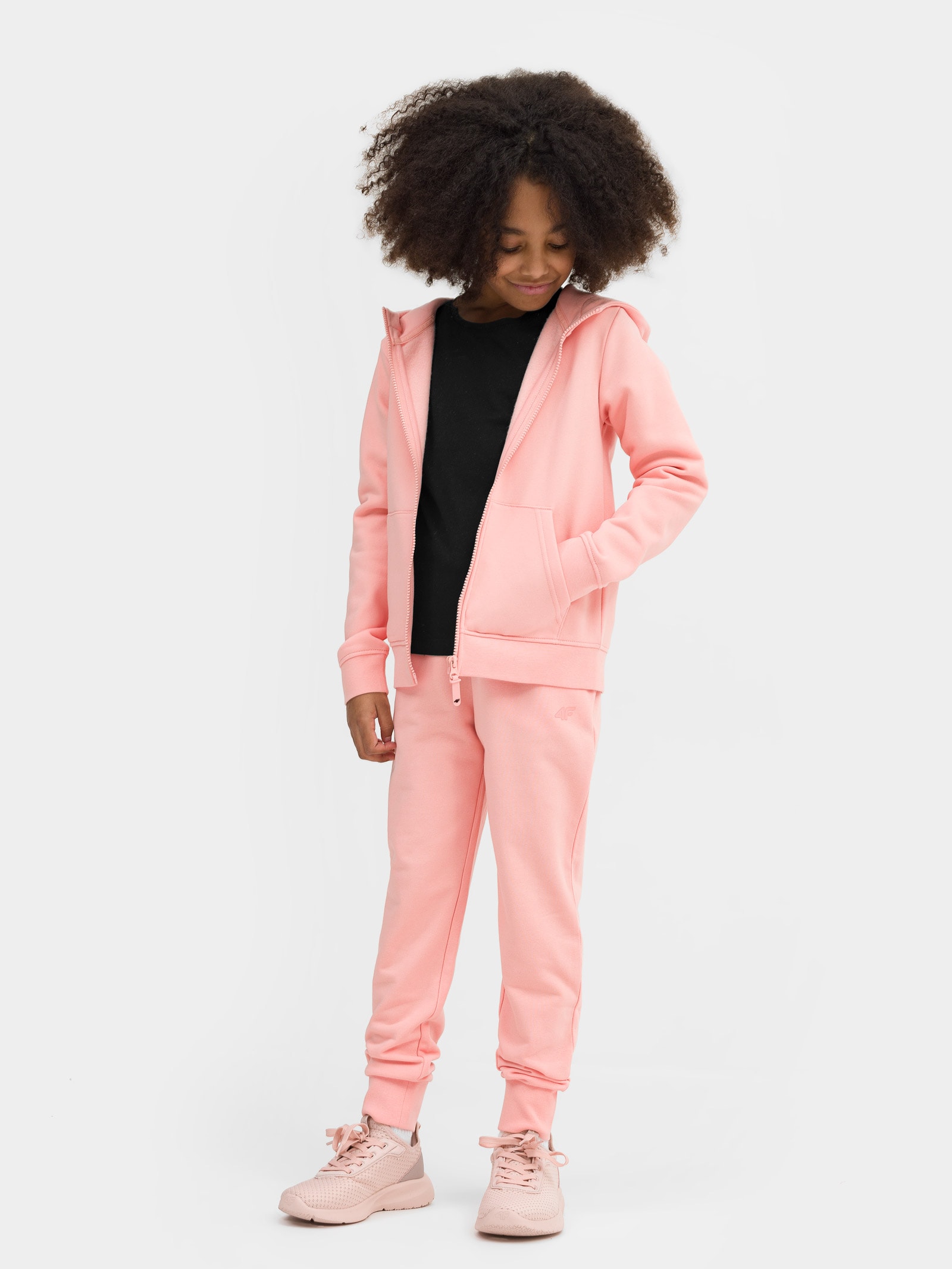 Spodnie dresowe joggery dziewczęce