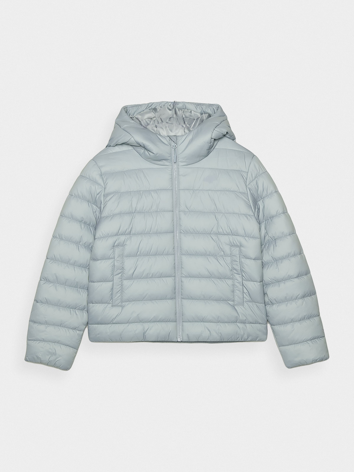 Kurtka puchowa z wypełnieniem syntetycznym dziewczęca - miętowa