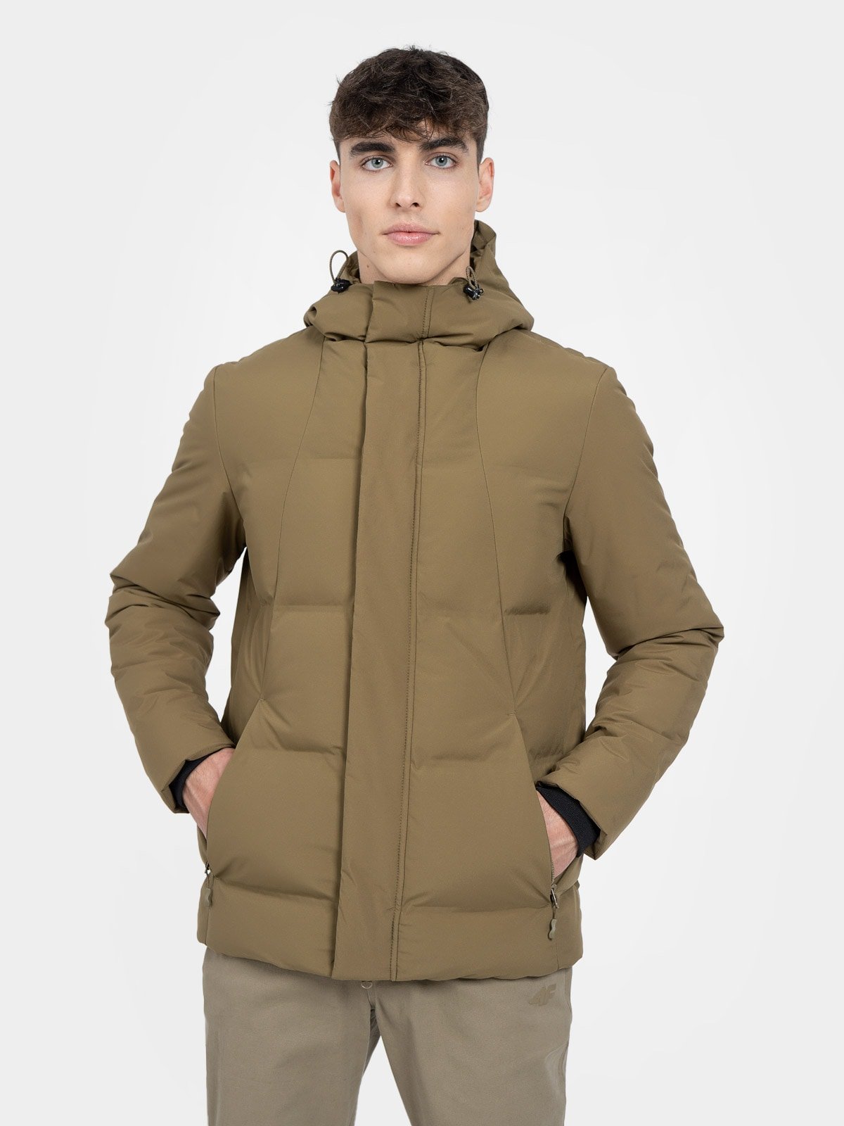 Kurtka puchowa z wypełnieniem syntetycznym męska