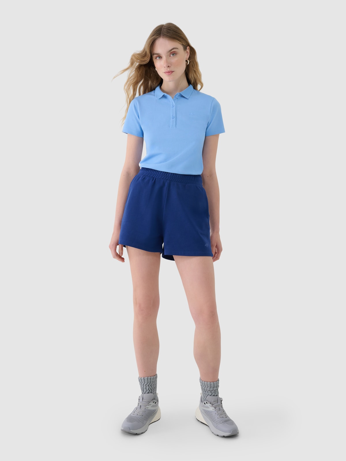 4F Spodenki dresowe damskie - granatowe XS