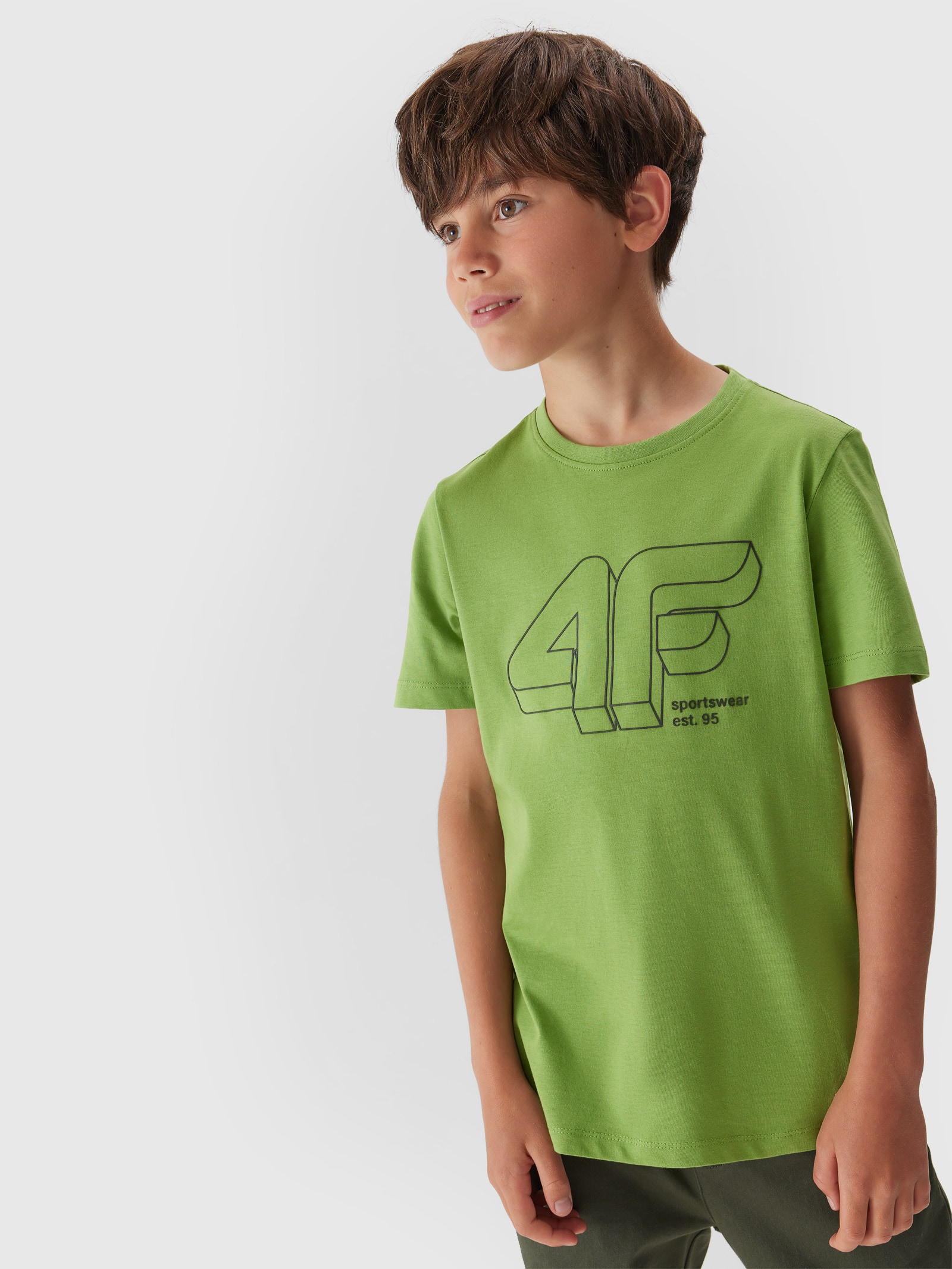 T-shirt z nadrukiem chłopięcy