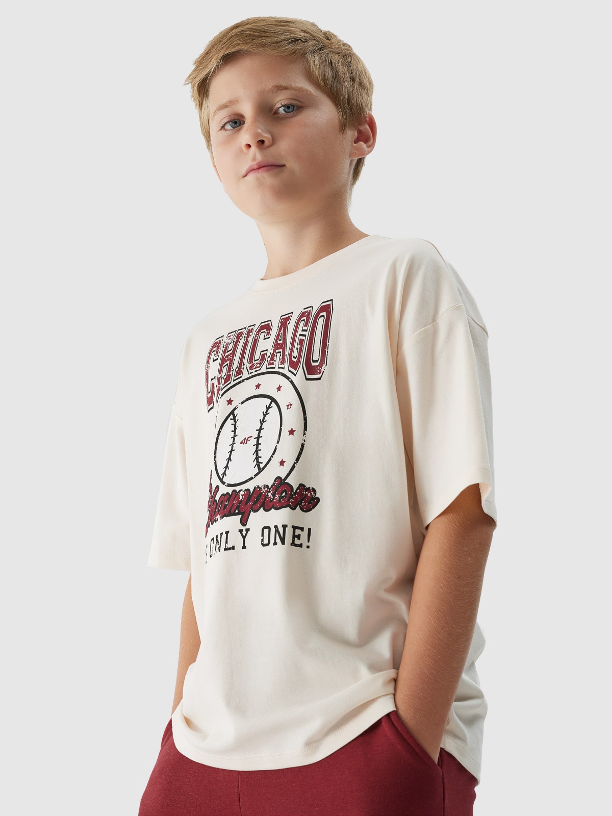 T-shirt z nadrukiem chłopięcy