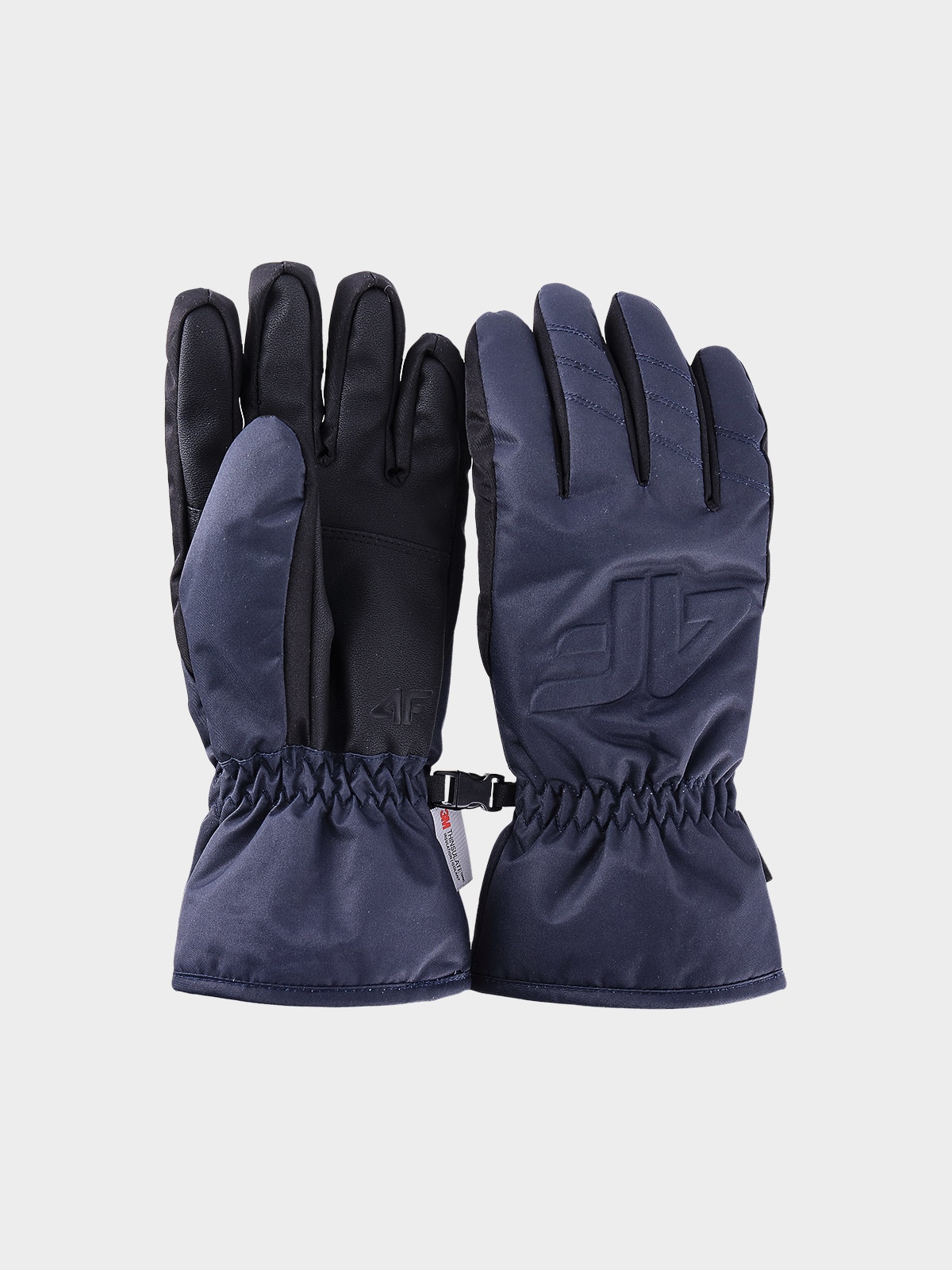 4F Rękawice narciarskie Thinsulate damskie - szare S