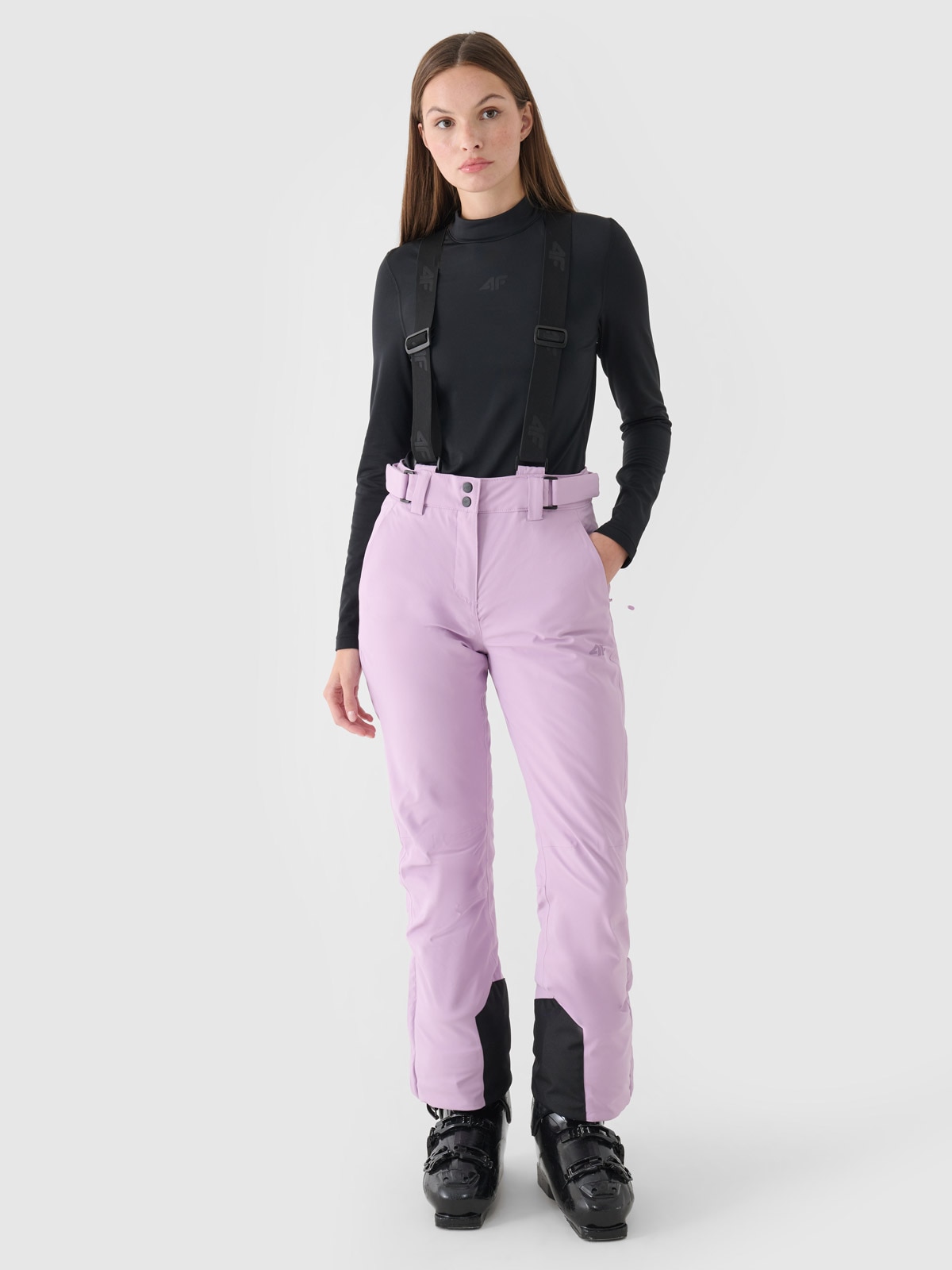 4F Spodnie narciarskie membrana 5000 damskie - fioletowe XS