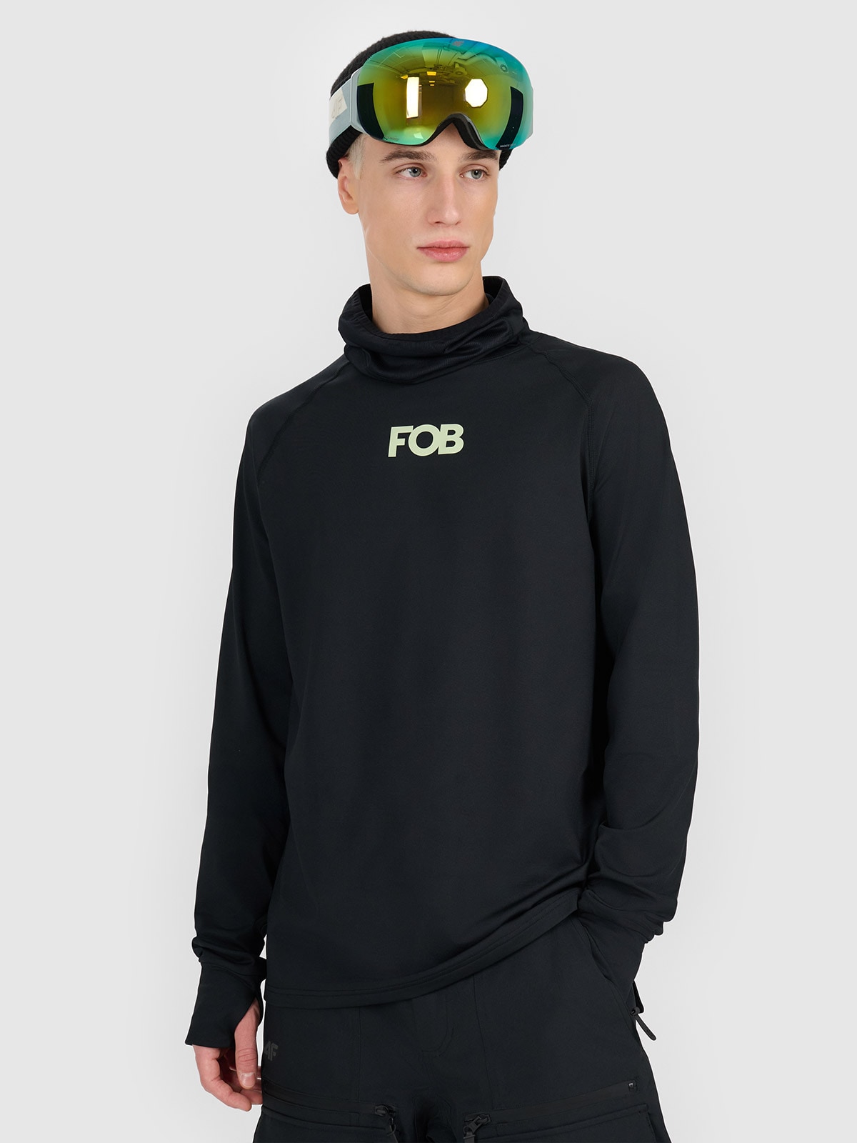 4F Bielizna termiczna ocieplana (góra) męska - czarna M