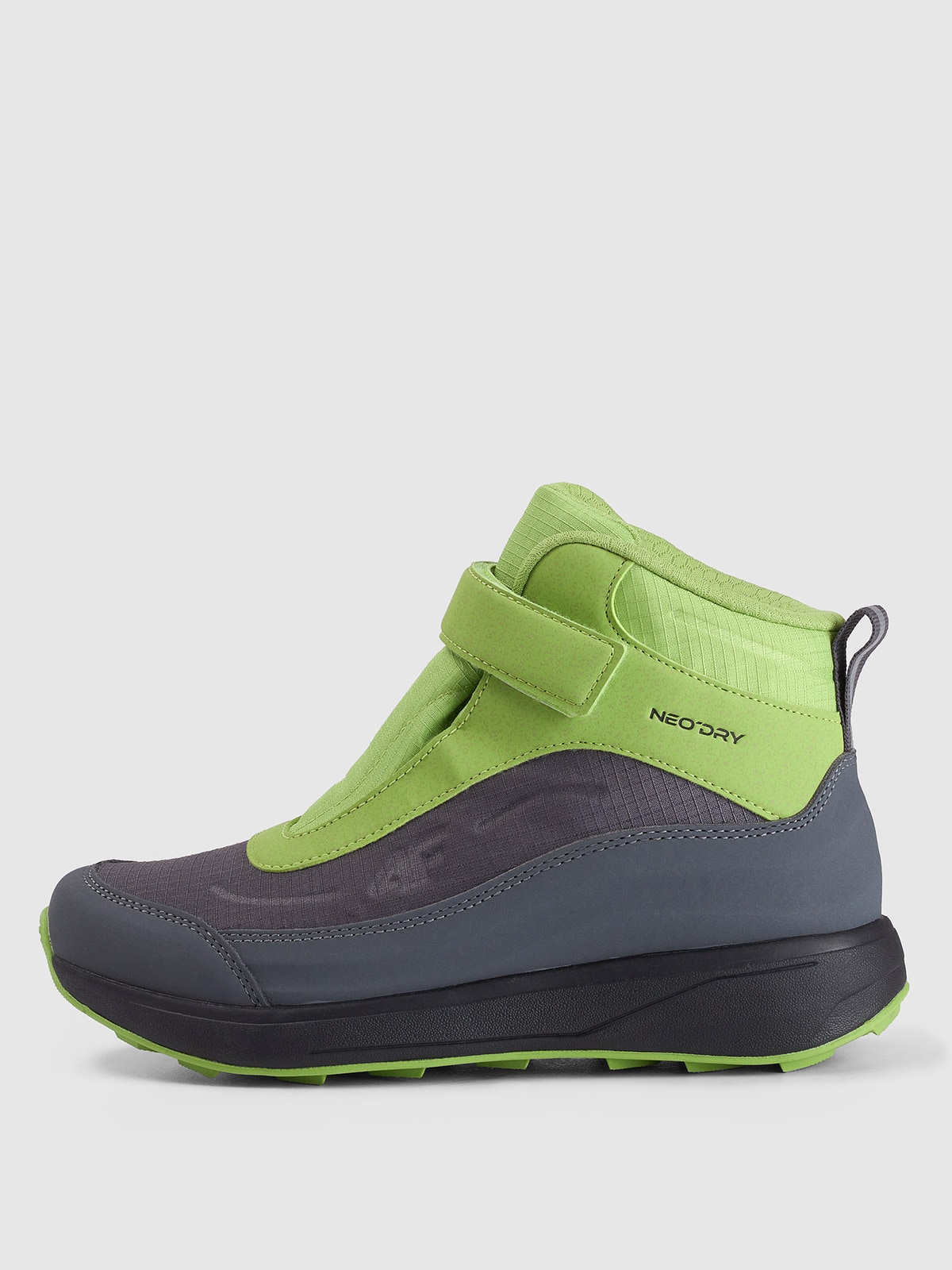 4F Buty zimowe śniegowce z izolacją Primaloft chłopięce - oliwkowe/khaki 37