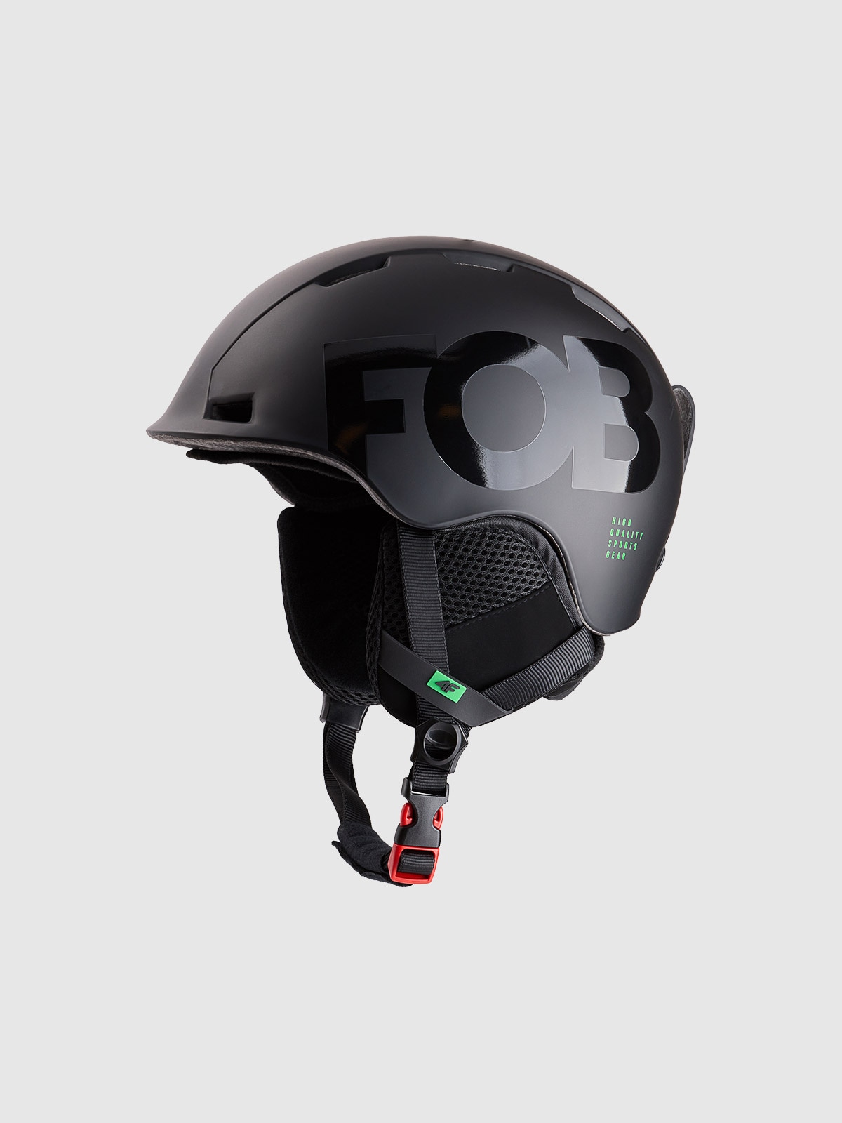 4F Kask narciarski uniseks - czarny S/M (55-58cm)