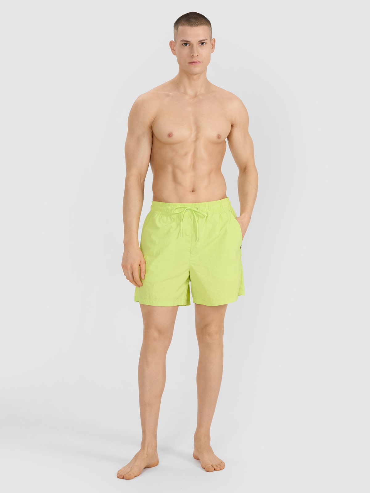 4F Spodenki plażowe boardshorty męskie - zielone S