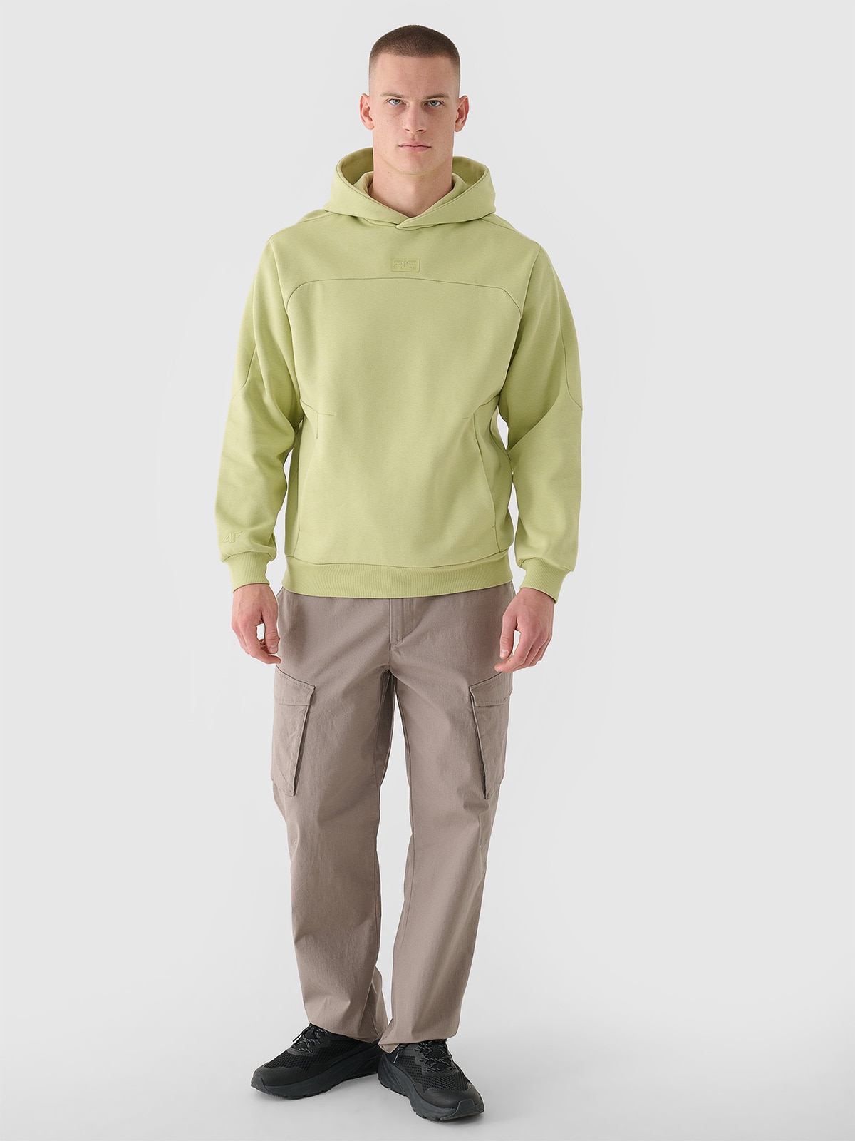 4F Spodnie casual cargo męskie 4F x Robert Lewandowski - khaki XL