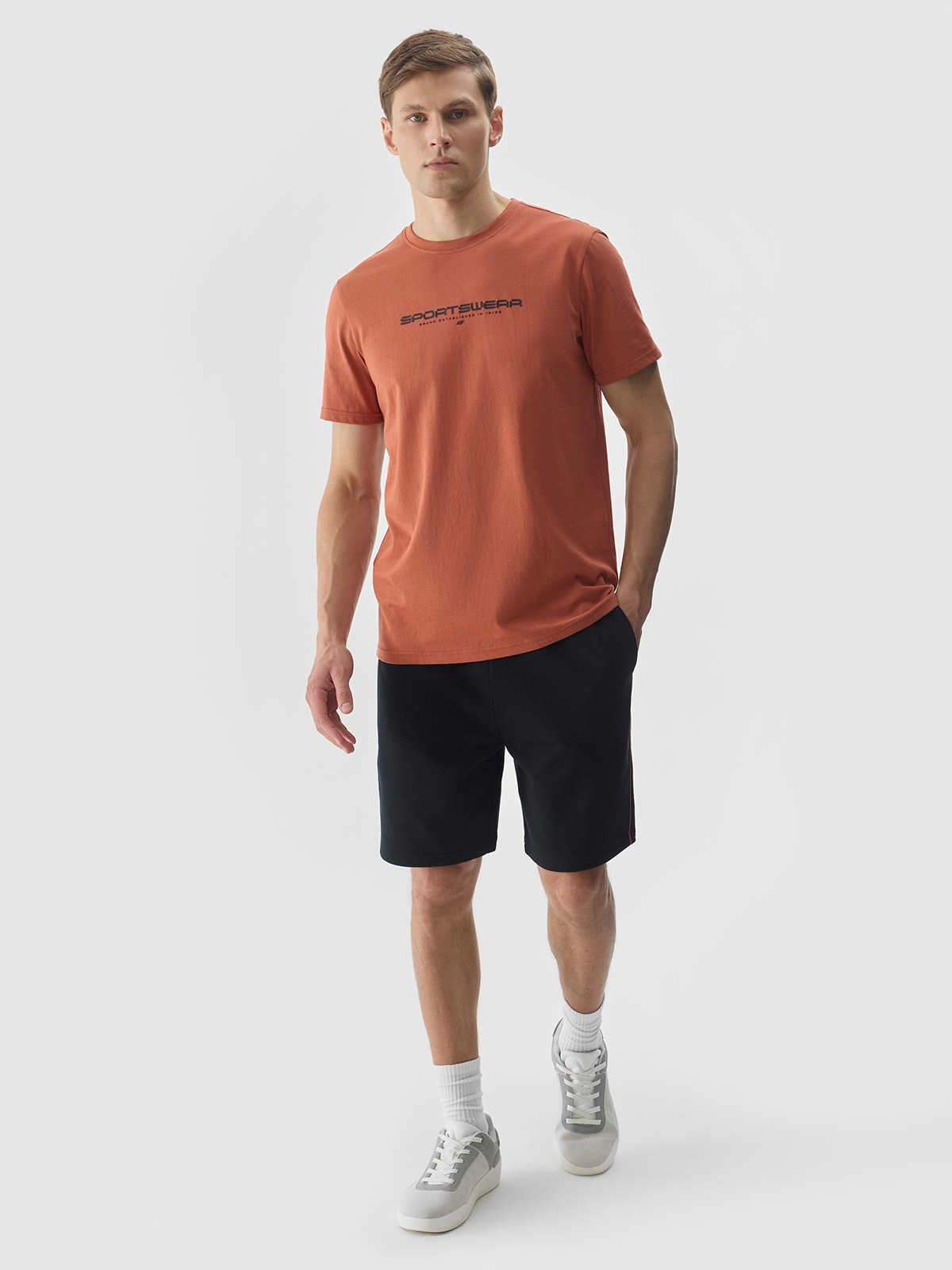 4F Spodenki dresowe męskie - czarne S