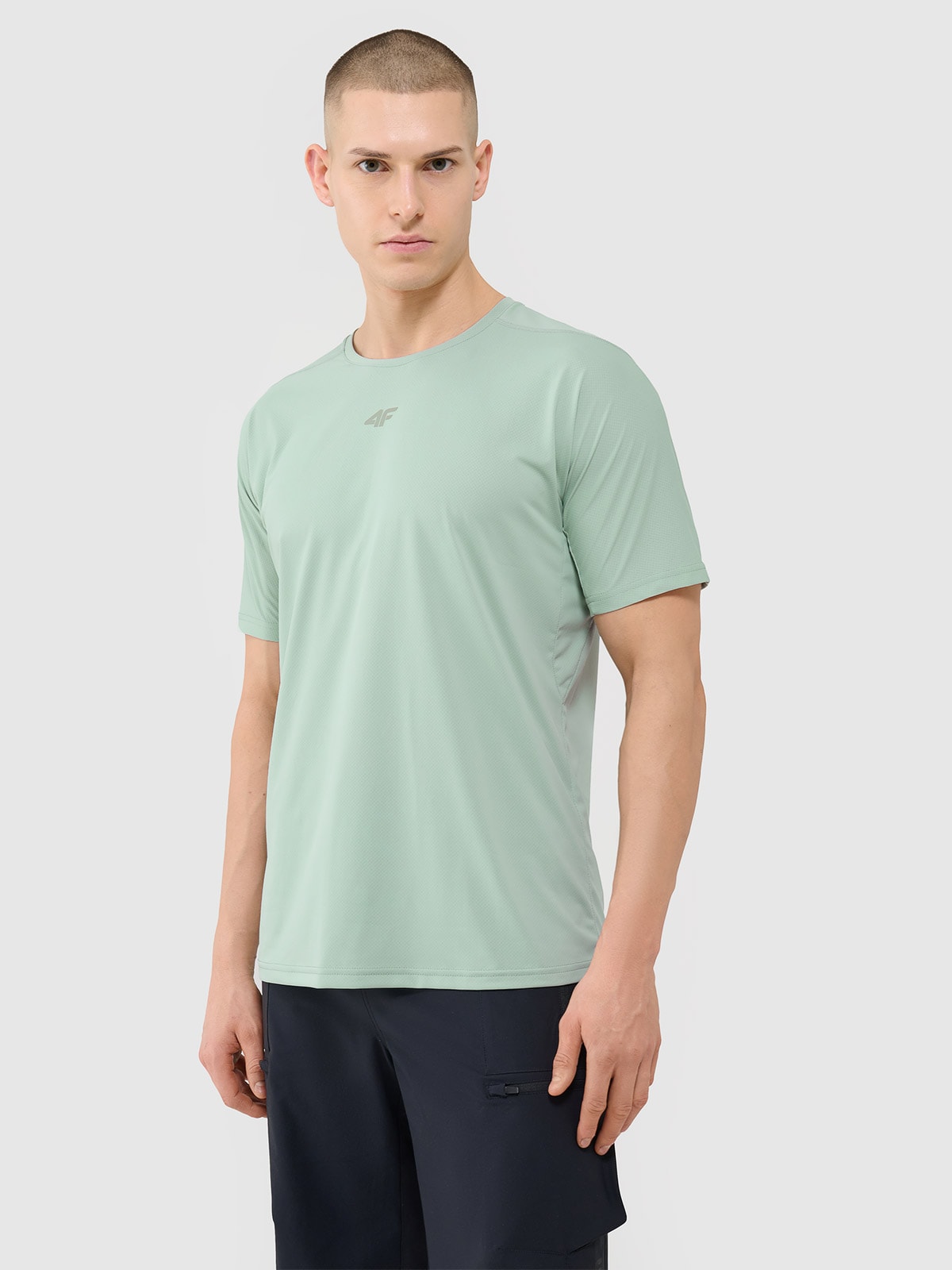 4F Koszulka rowerowa męska - zielona L