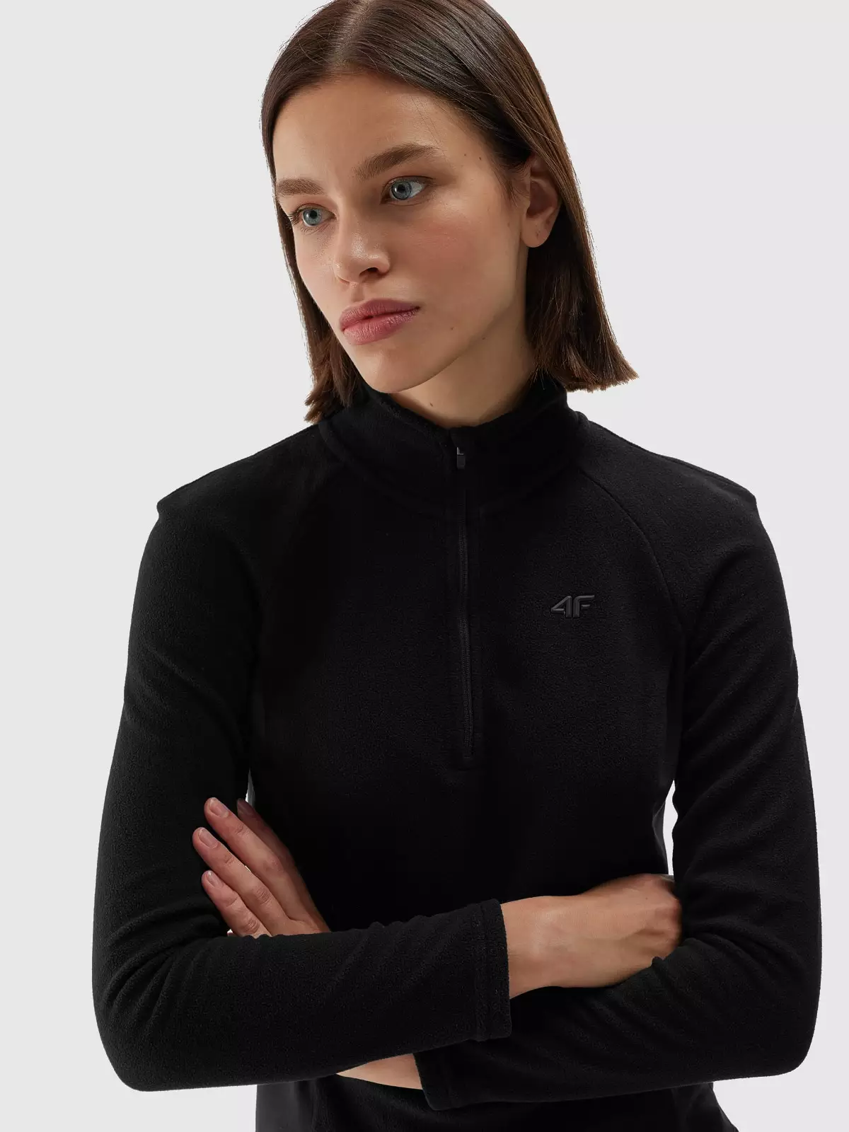 4F Bielizna termiczna polarowa (góra) damska - czarna XXL