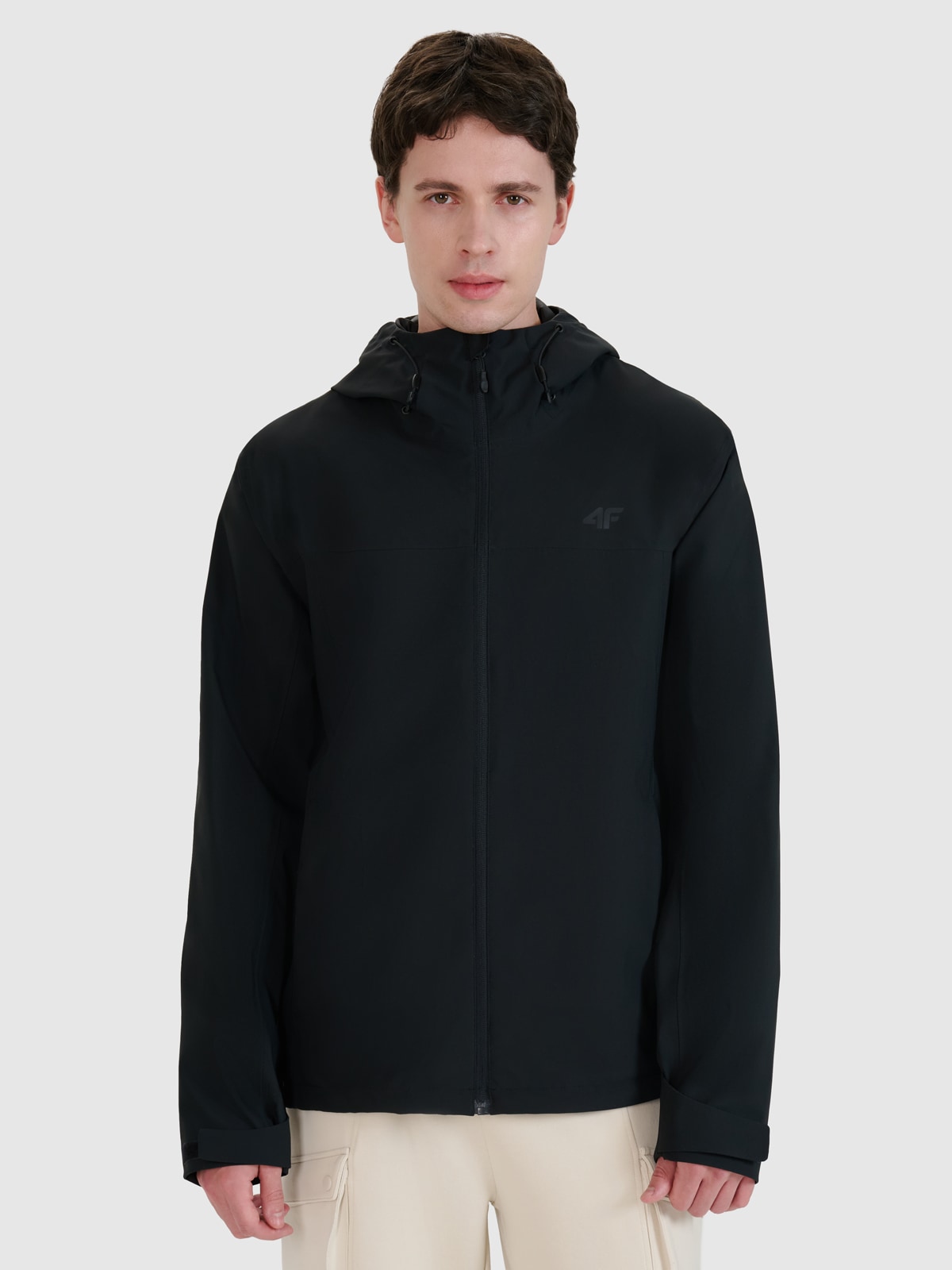 4F Kurtka przejściowa membrana 5000 męska - czarna M